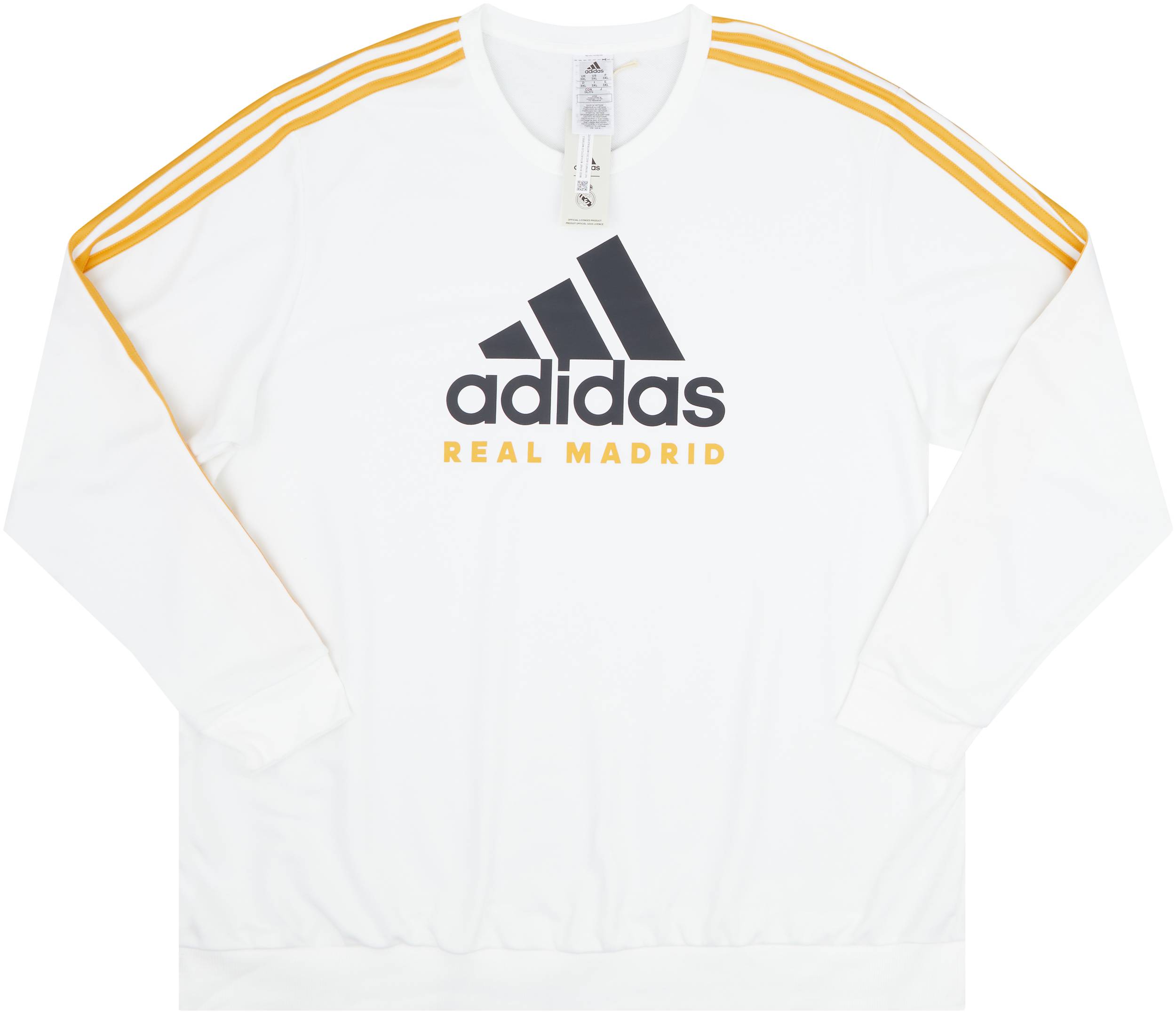 2023-24 Real Madrid adidas DNA Sweat Top (3XL)