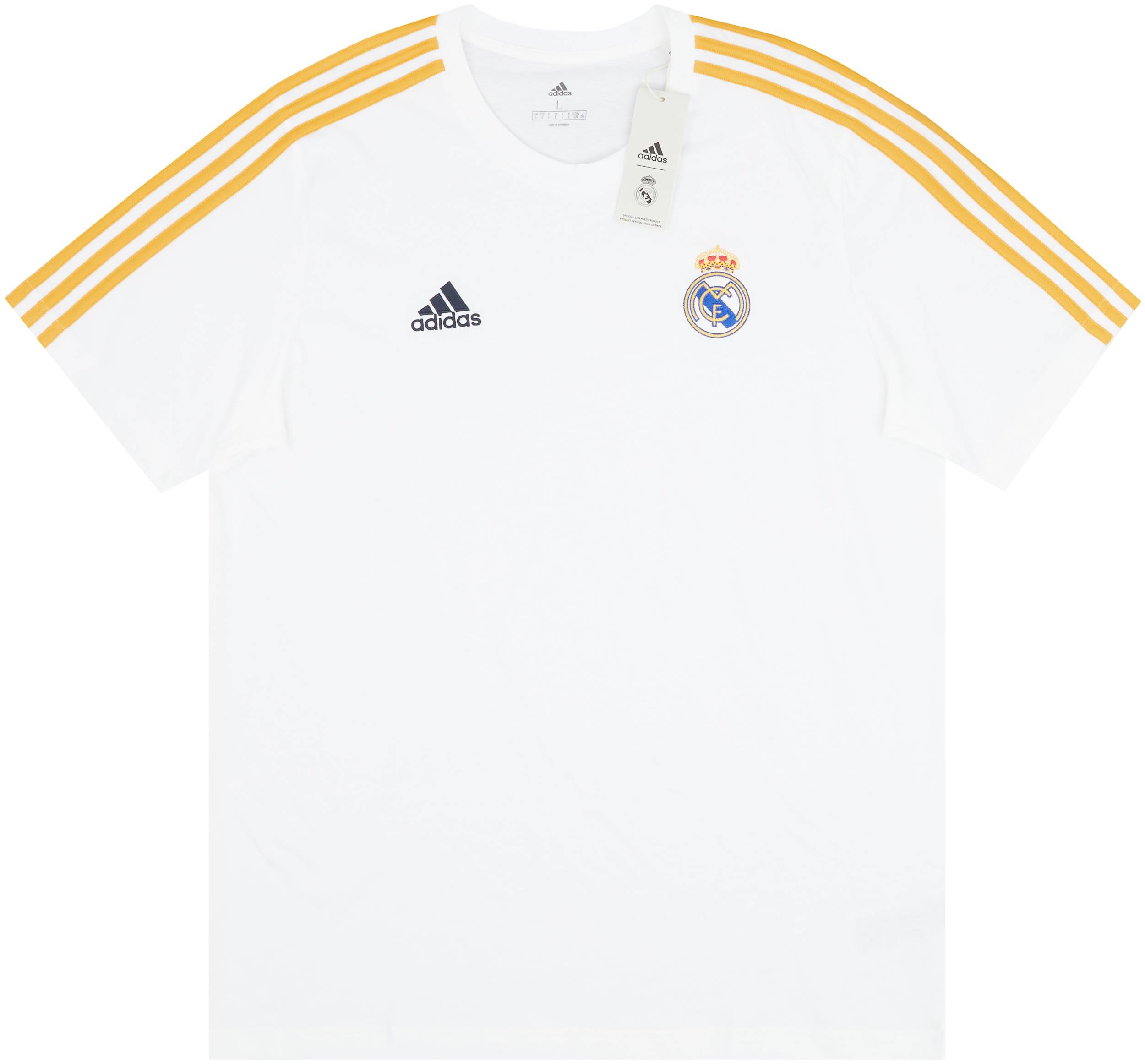 2023-24 Real Madrid adidas 3-Stripes Tee