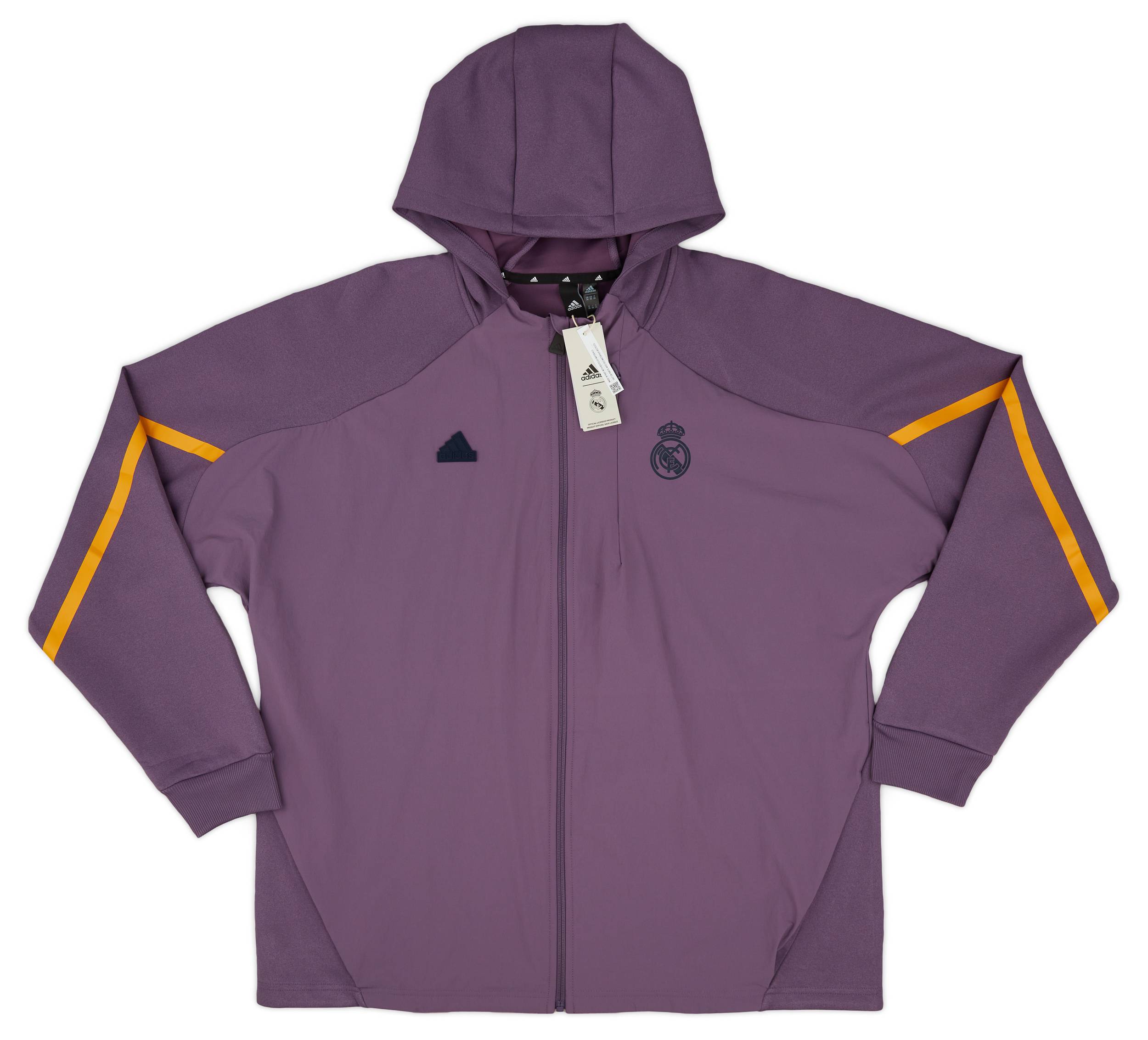 2023-24 Real Madrid adidas D4GMD Hooded Jacket(XXL)