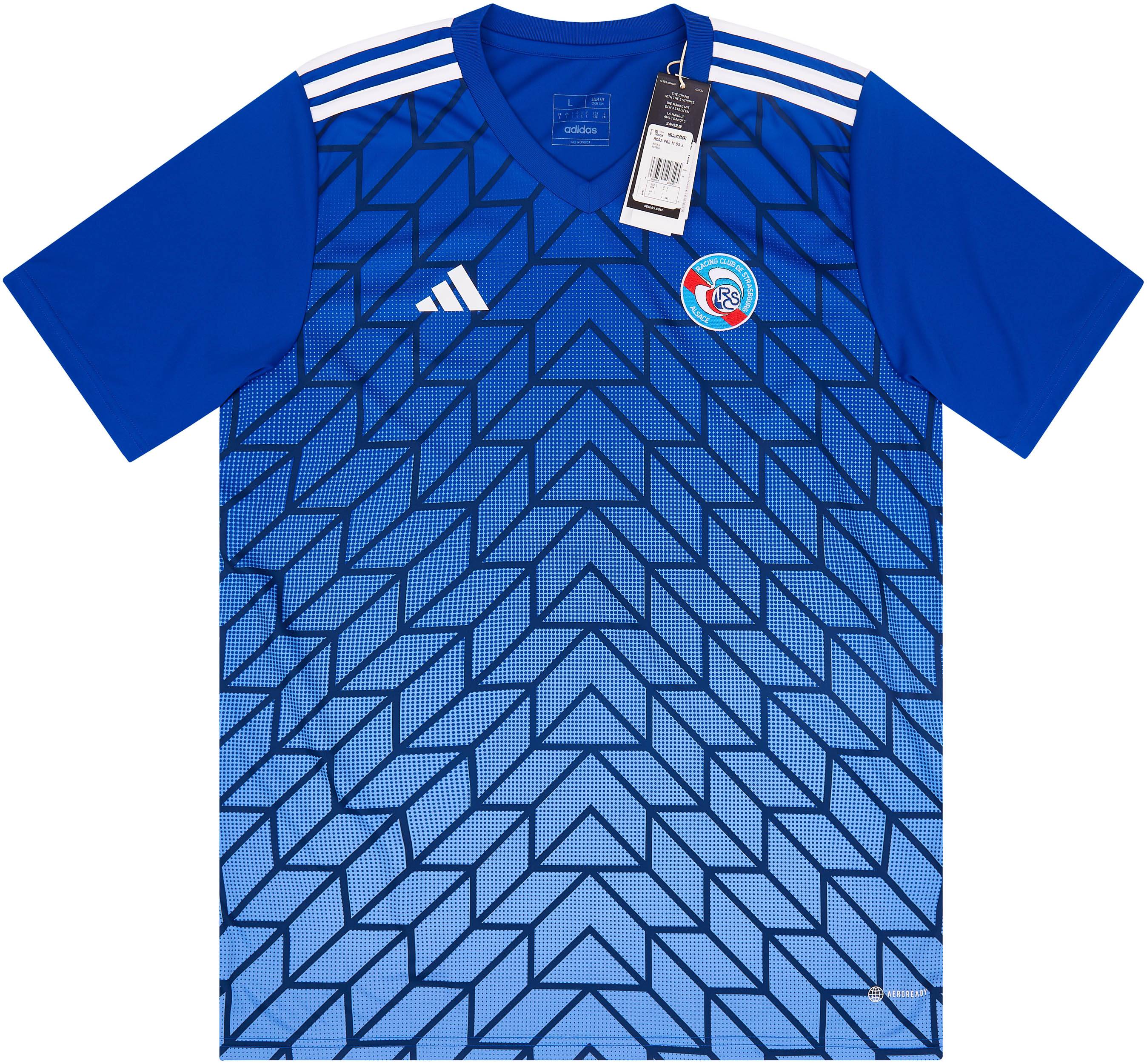 2023-24 Strasbourg adidas Pre-Match Training Shirt