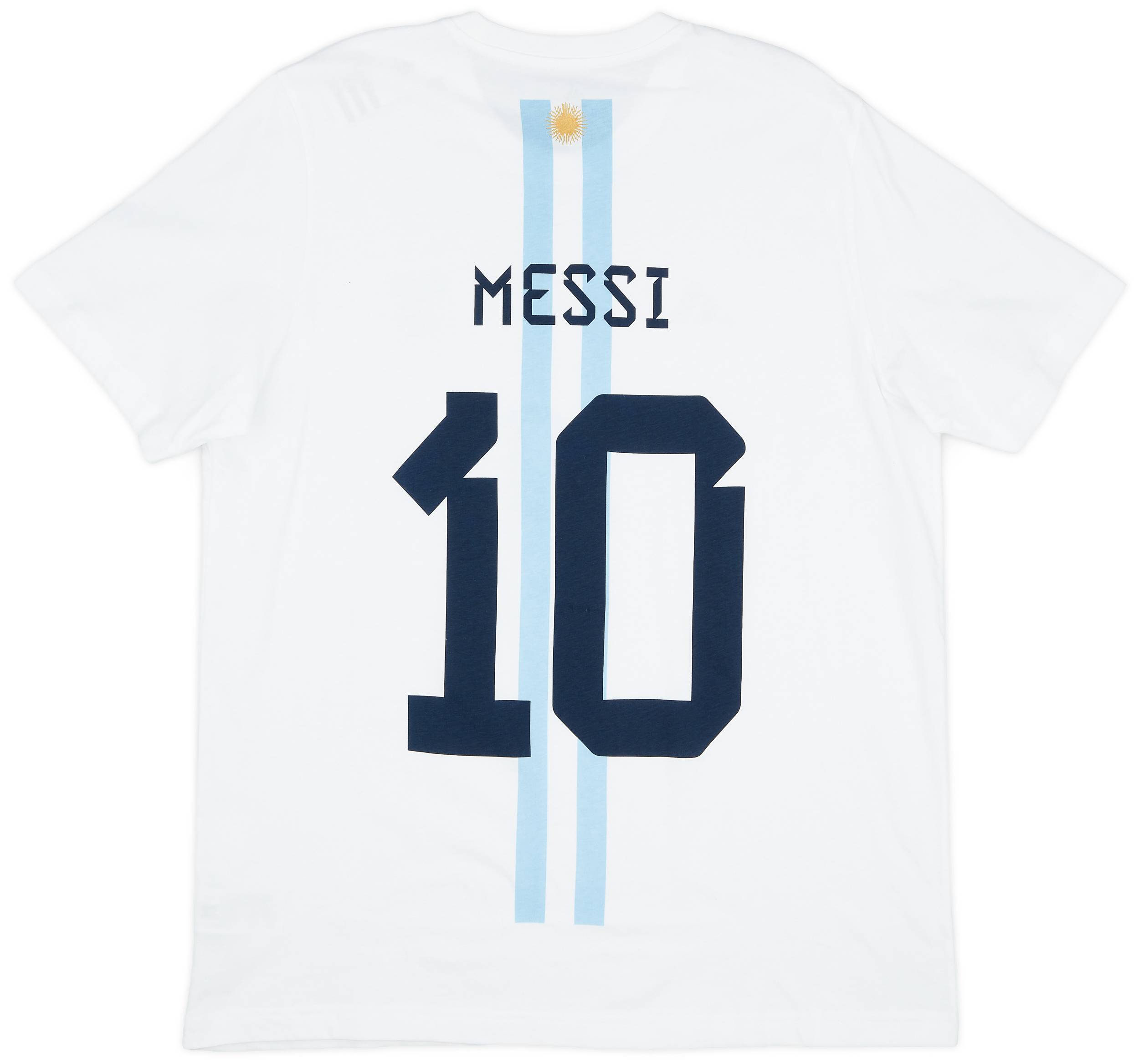 2022 23 Argentina adidas Messi 10 Graphic Tee