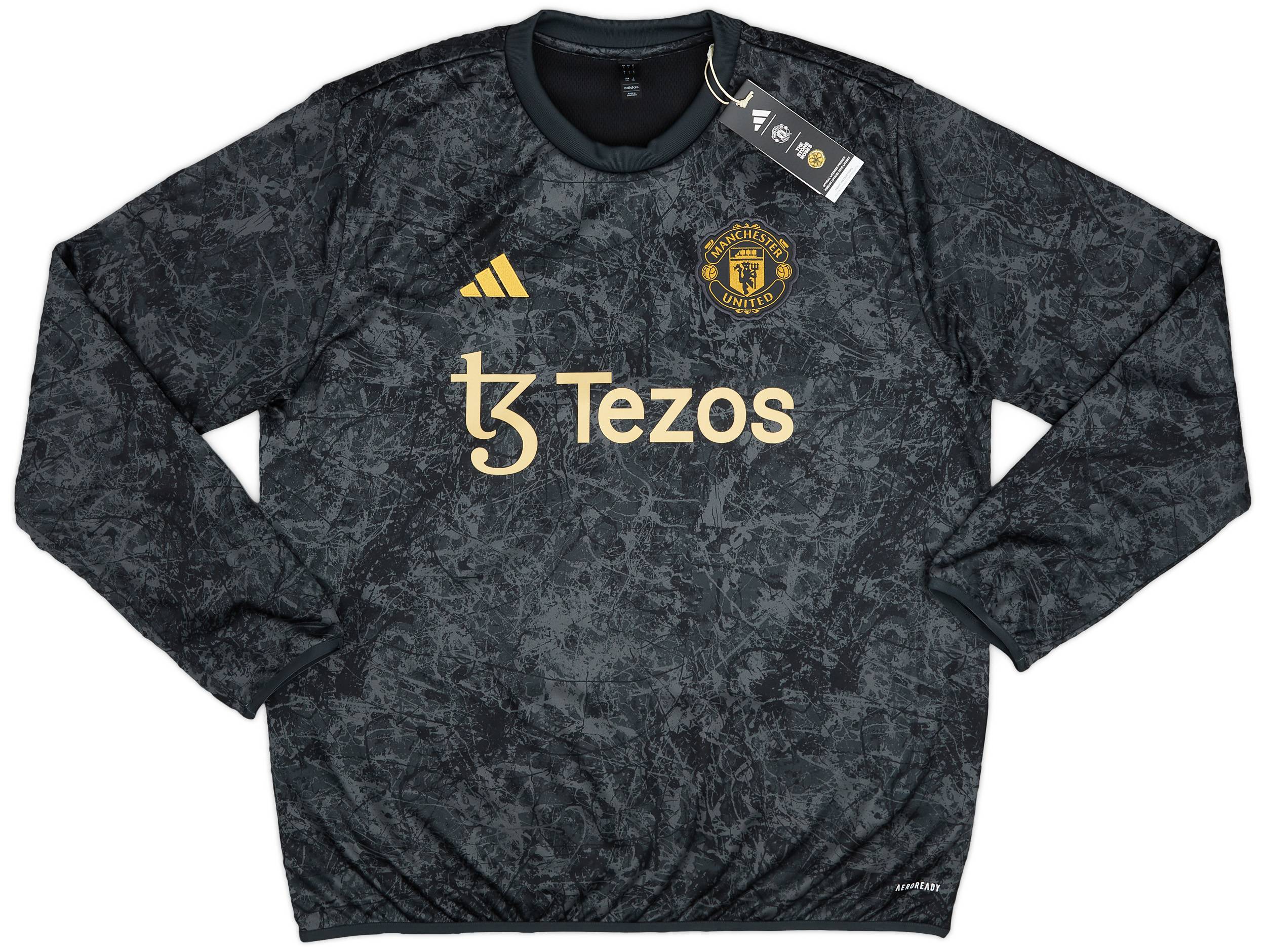 2023-24 Manchester United x adidas x Stone Roses Pre-Match Warm Top