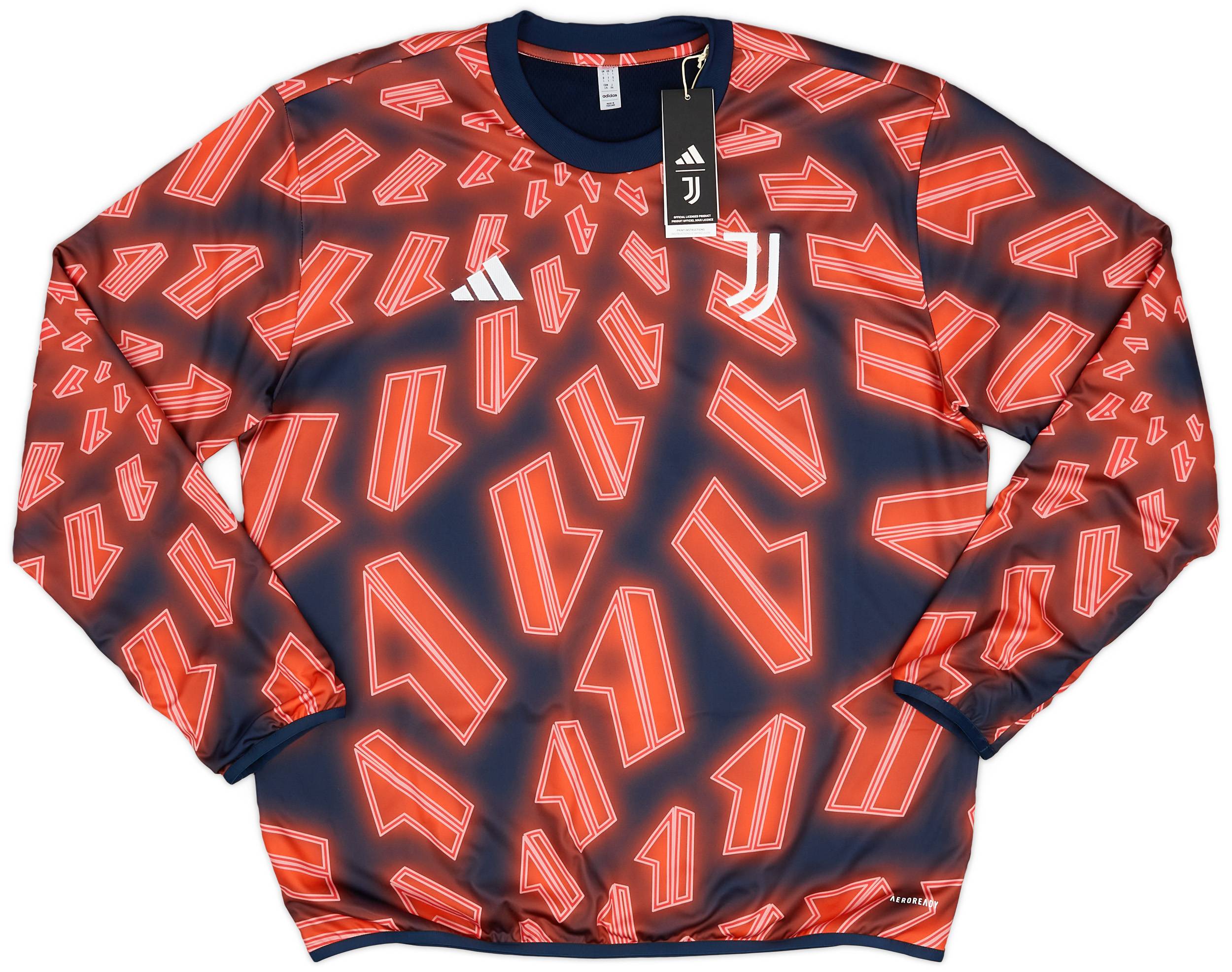 2023 24 Juventus adidas Pre Match Warm Top