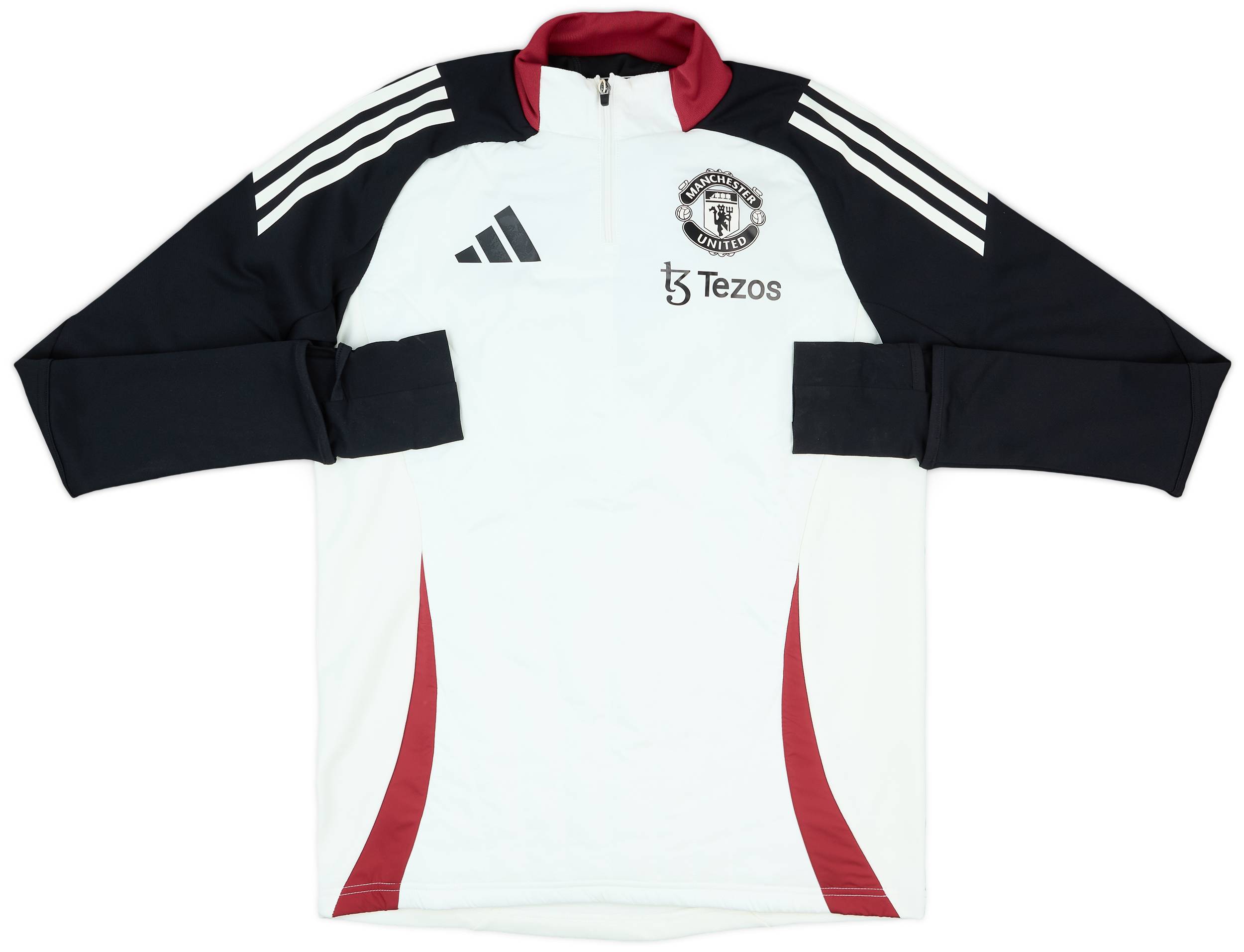2024-25 Manchester United adidas 1/4 Zip Winter Training Top