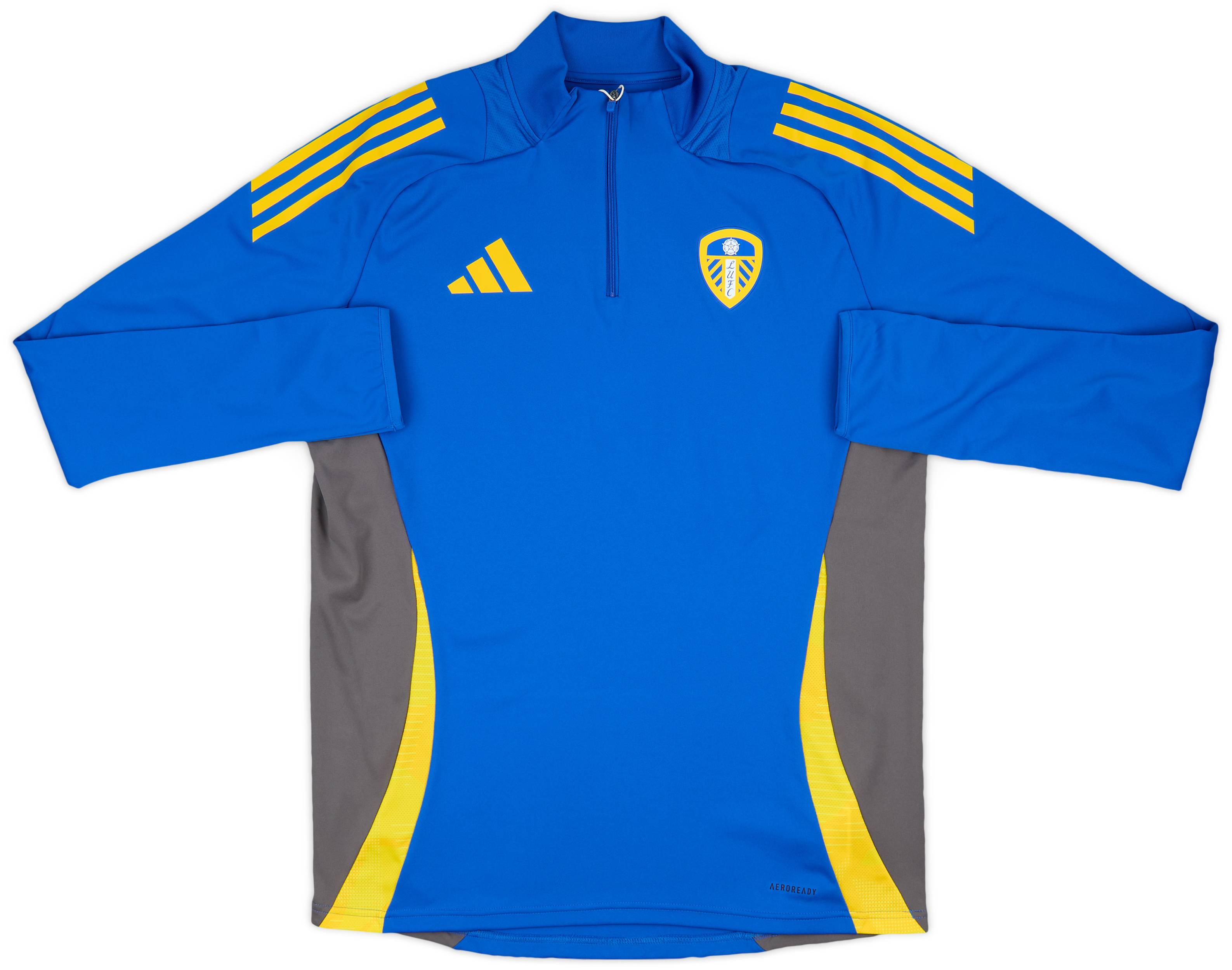 2024-25 Leeds United adidas 1/4 Zip Training Top
