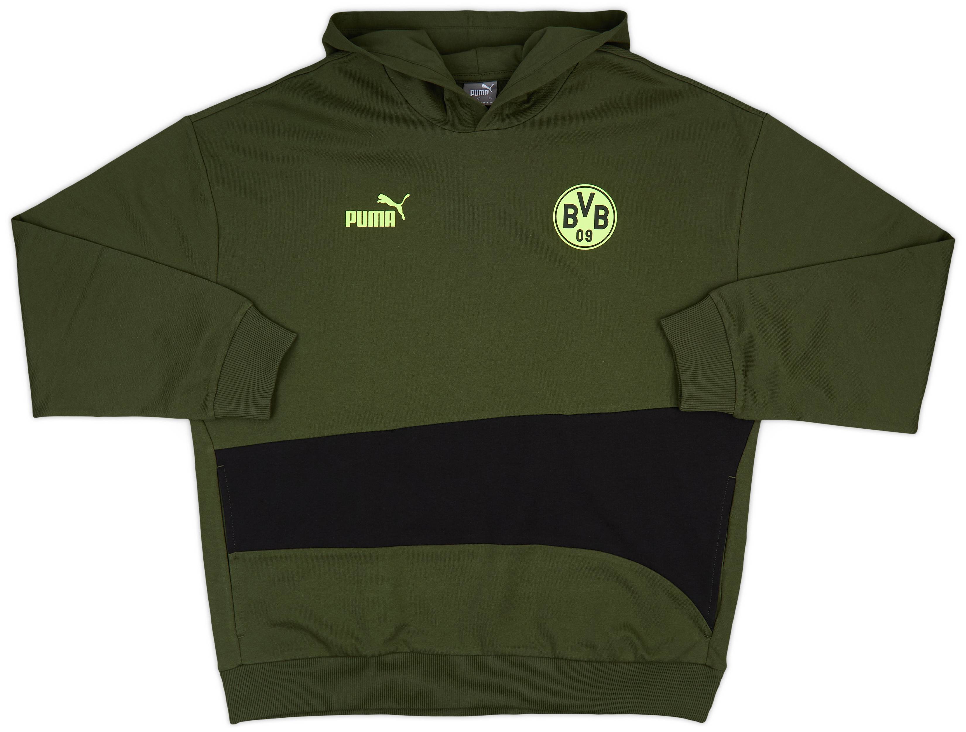 Puma Borussia Dortmund サッカージャージ L 2024-25 Borussia Dortmund Puma FtblCulture Hooded Top
