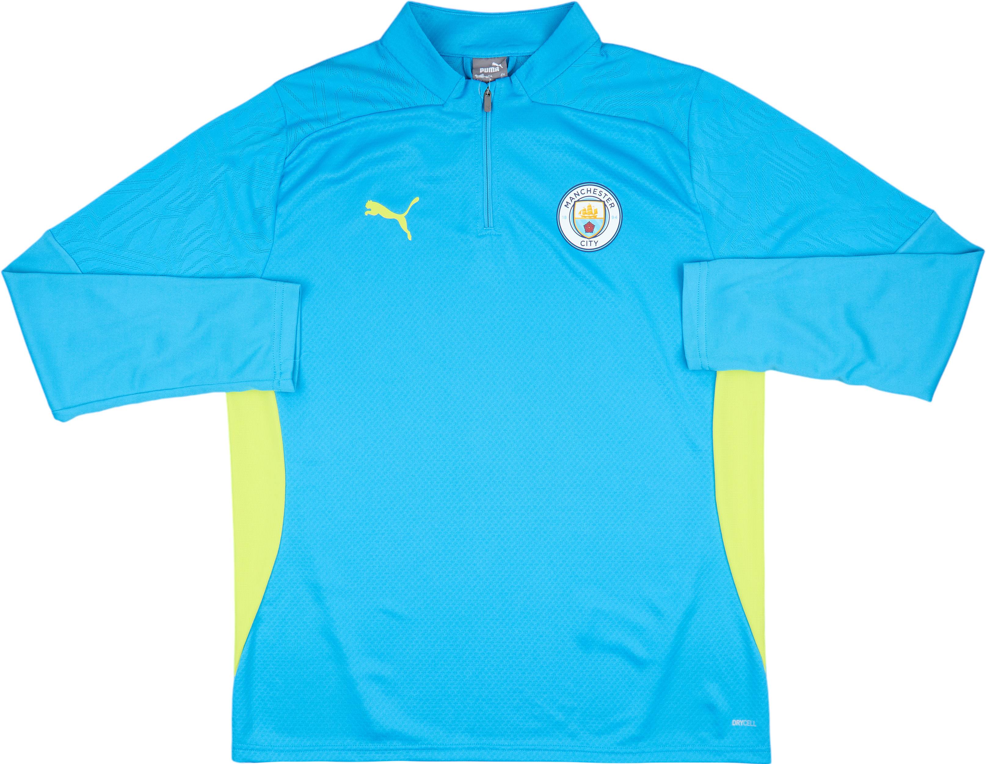 2024-25 Manchester City Puma 1/4 Zip Training Top