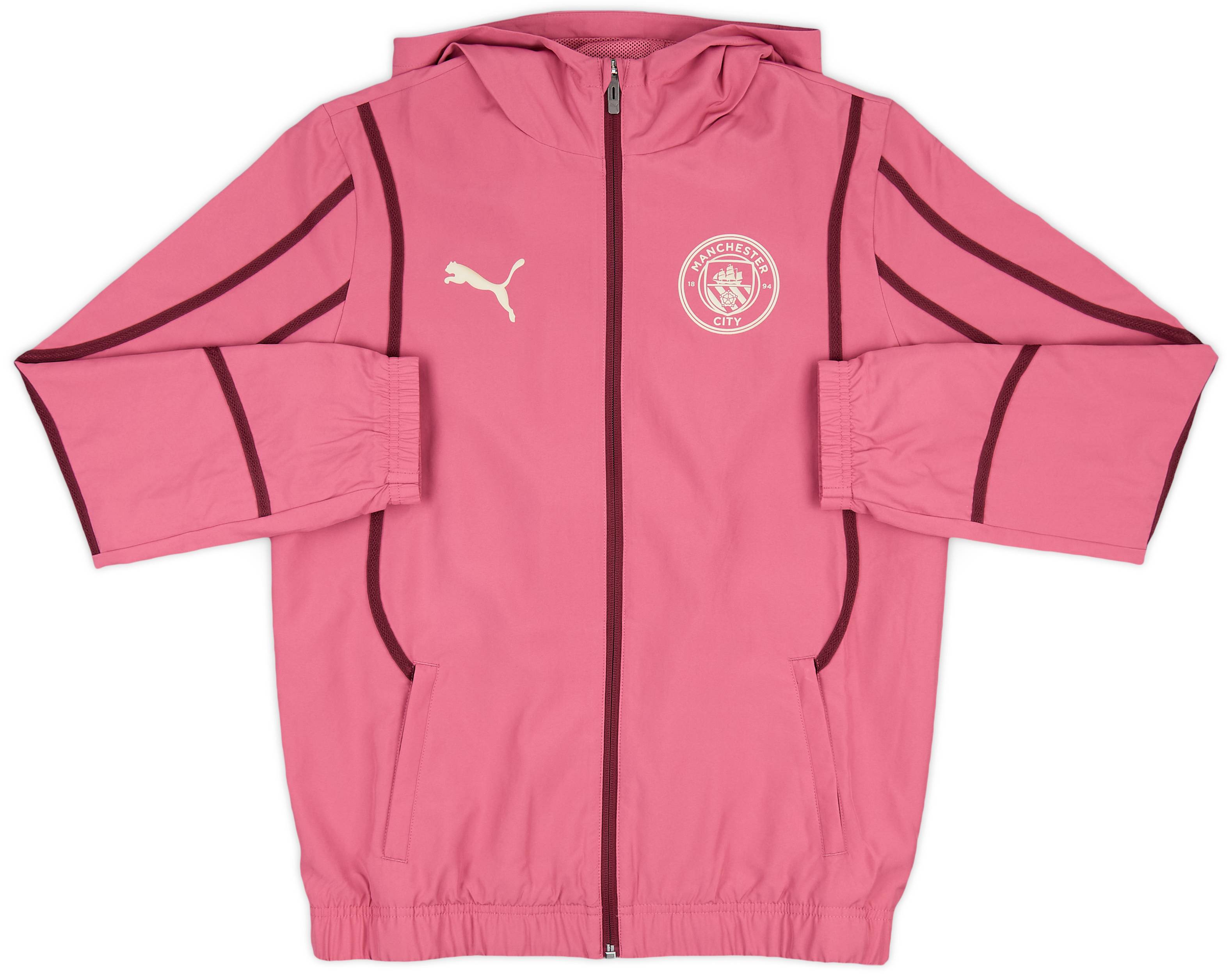エマ 2024-25 Manchester City Puma Pre-Match Jacket (KIDS)