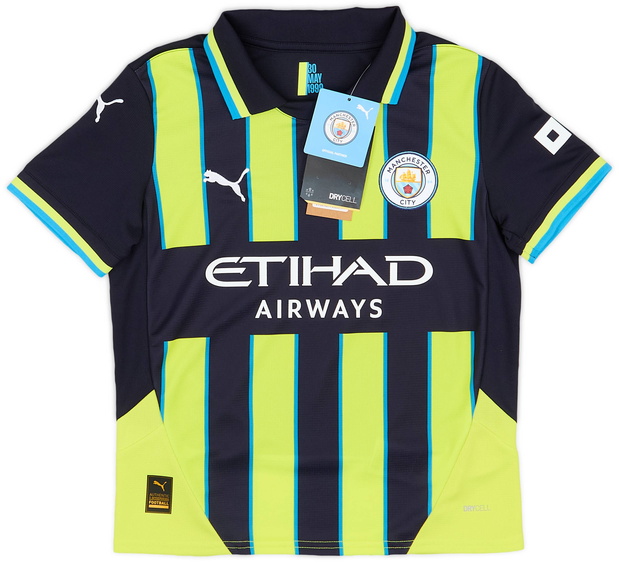 2024 25 Manchester City Away Shirt KIDS