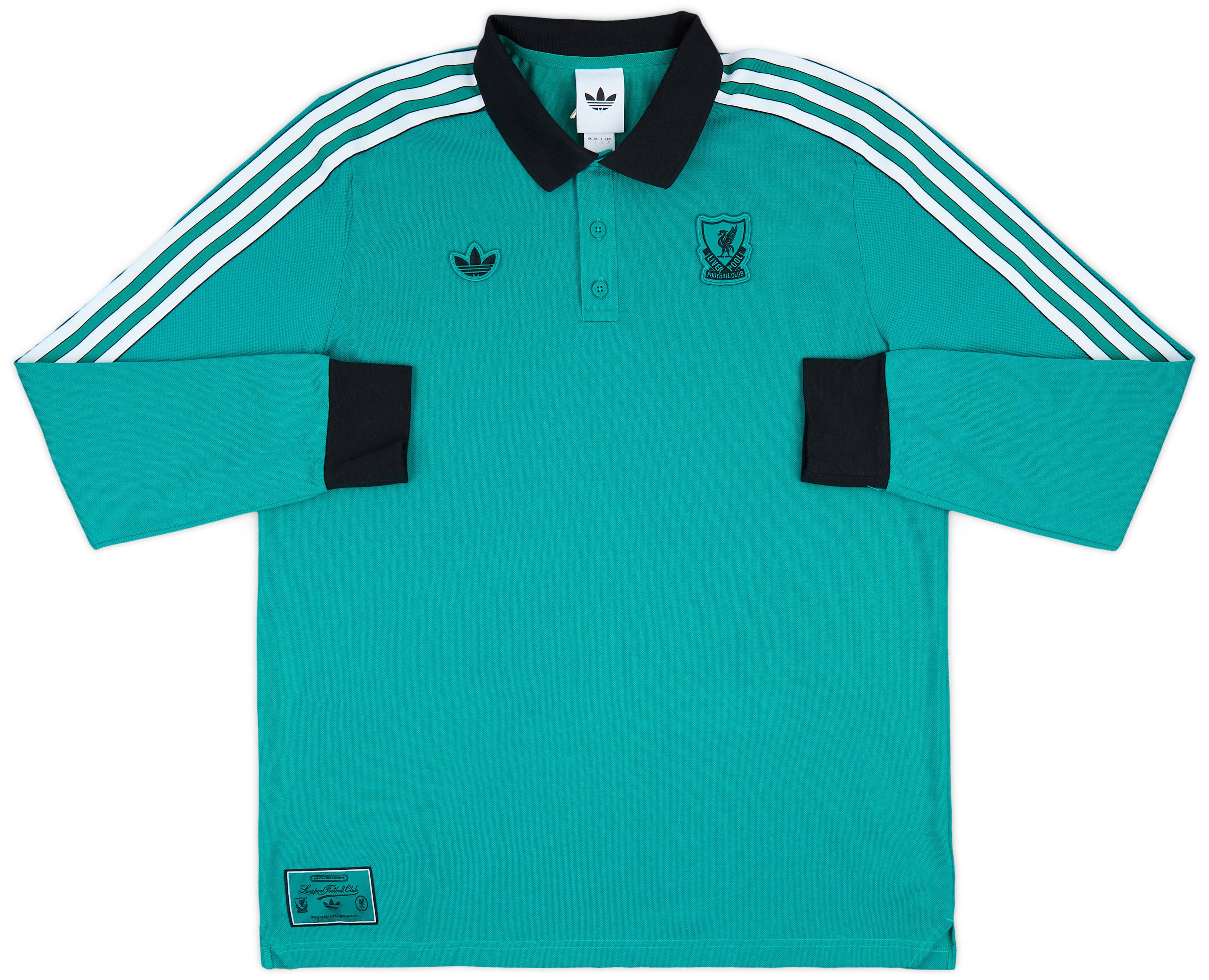2025-26 Liverpool adidas Originals Icon Polo L/S Shirt