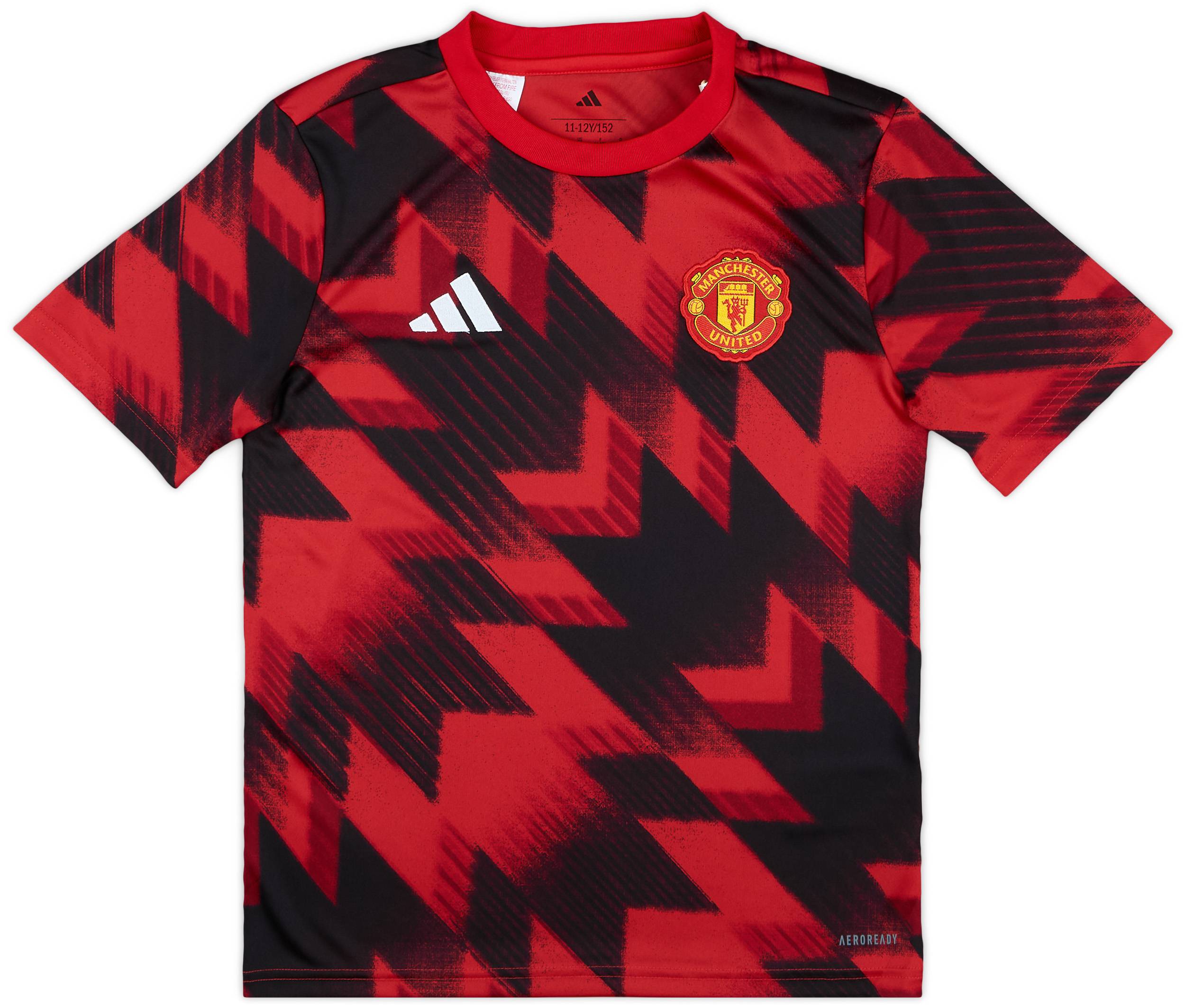2025-26 Manchester United adidas Pre-Match Shirt (KIDS)