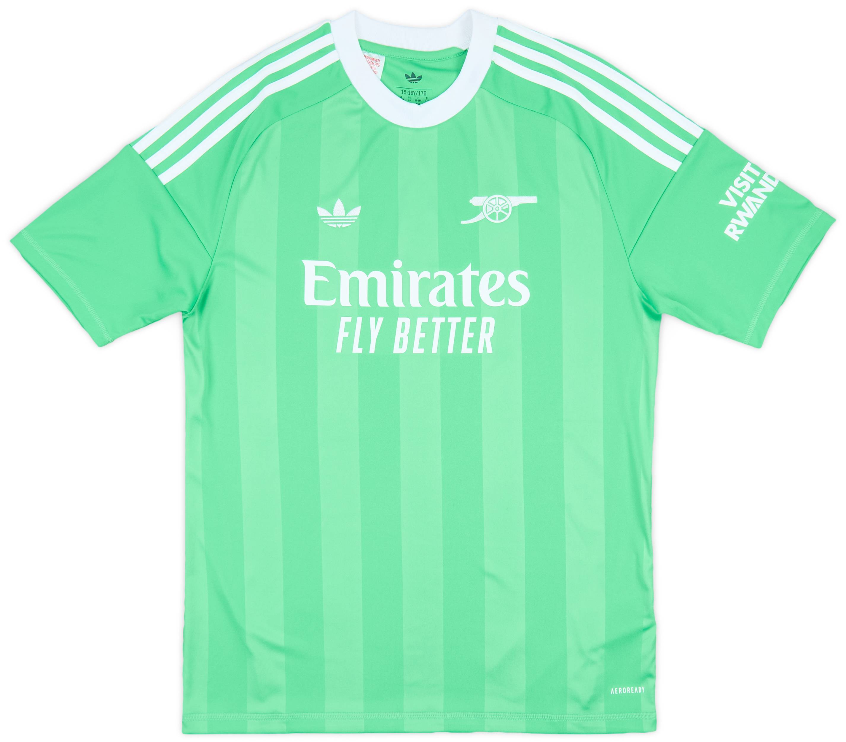 アーセナル　GKシャツ　made in uk 2007-09 England GK S/S Shirt - 6/10 - (L)