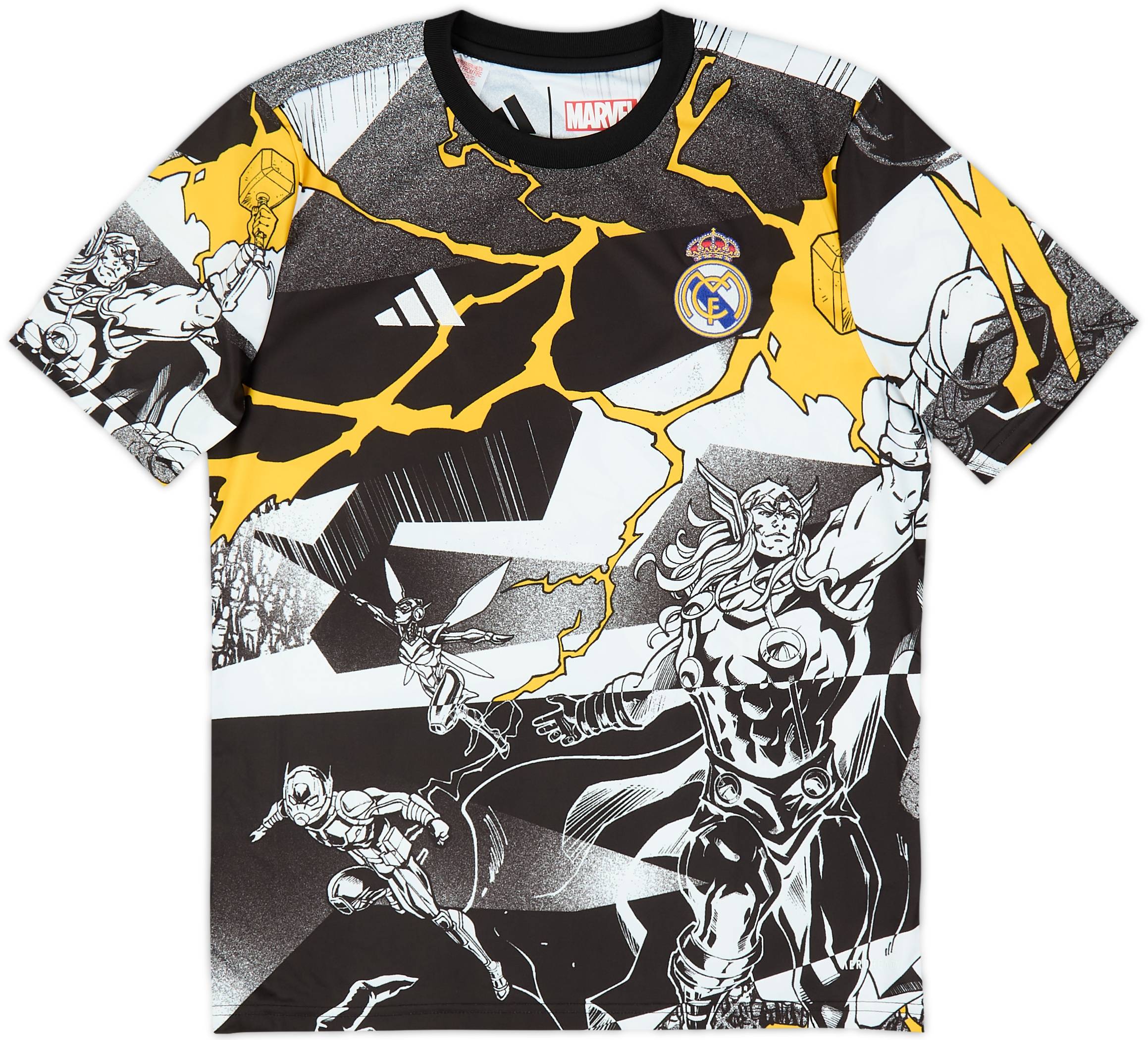 2025-26 Real Madrid adidas Avengers Pre-Match Shirt (KIDS)
