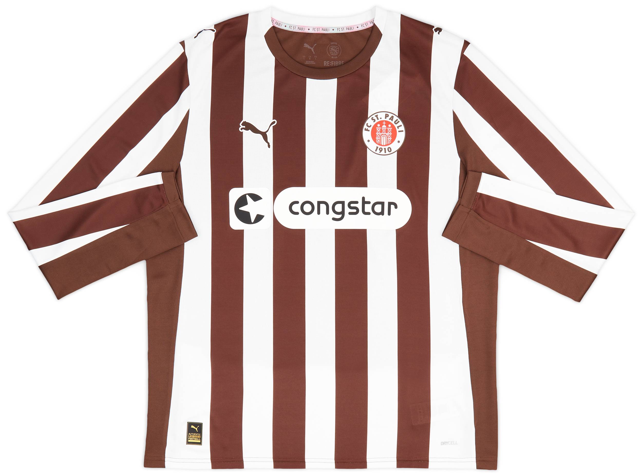 2025-26 St Pauli Home L/S Shirt