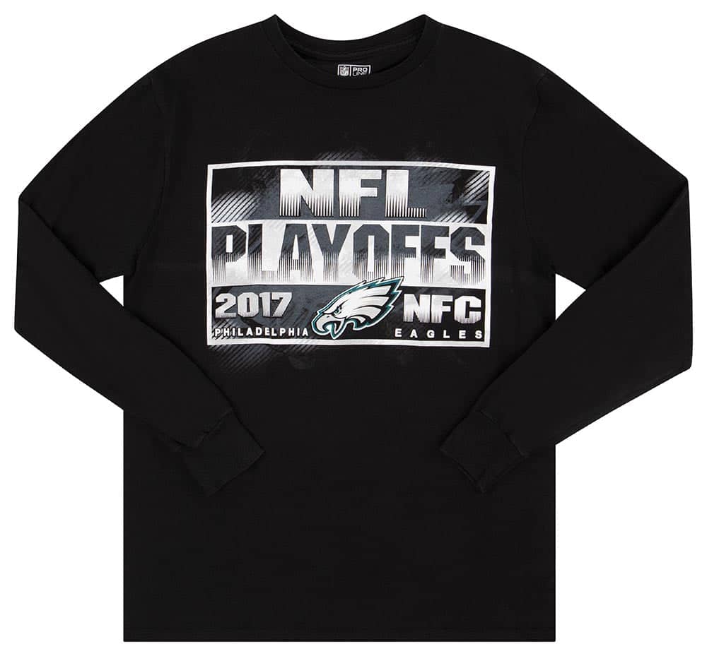 2017 Philadelphia Eagles Playoffs L/S Graphic Tee M