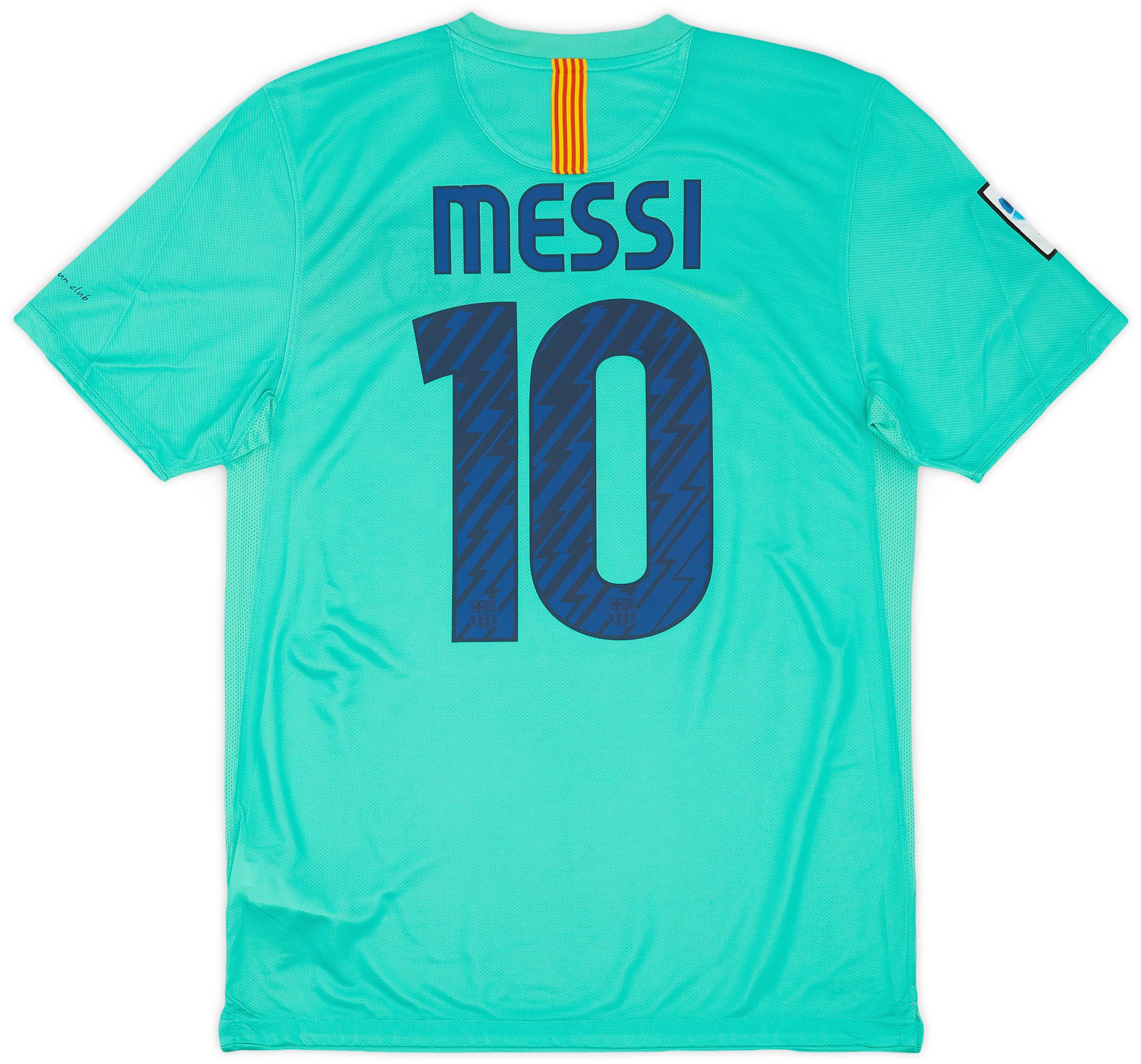 2010-11 Barcelona Away Shirt Messi #10 (M)