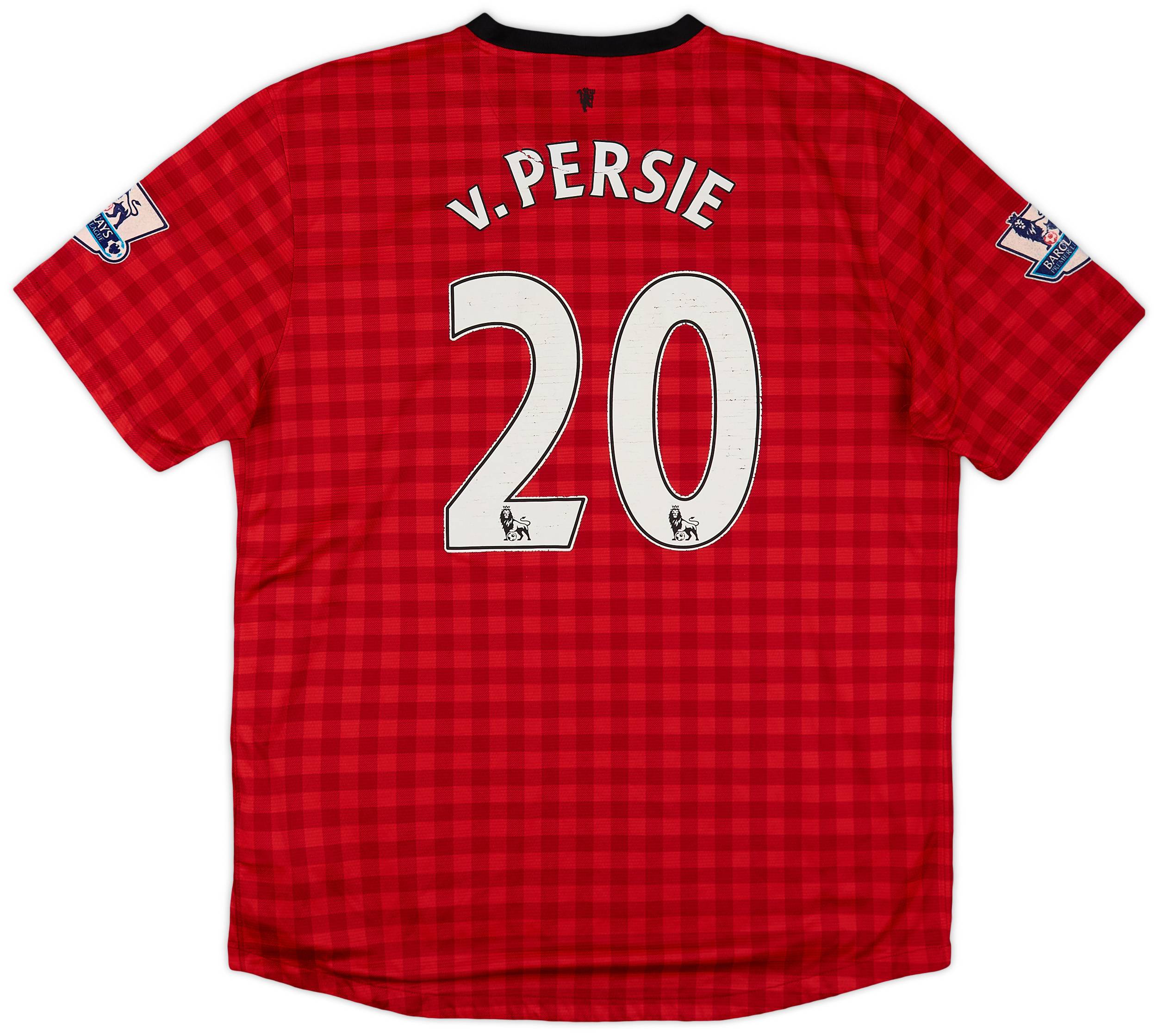2012-13 Manchester United Home Shirt v.Persie #20 - 5/10 - (XL)