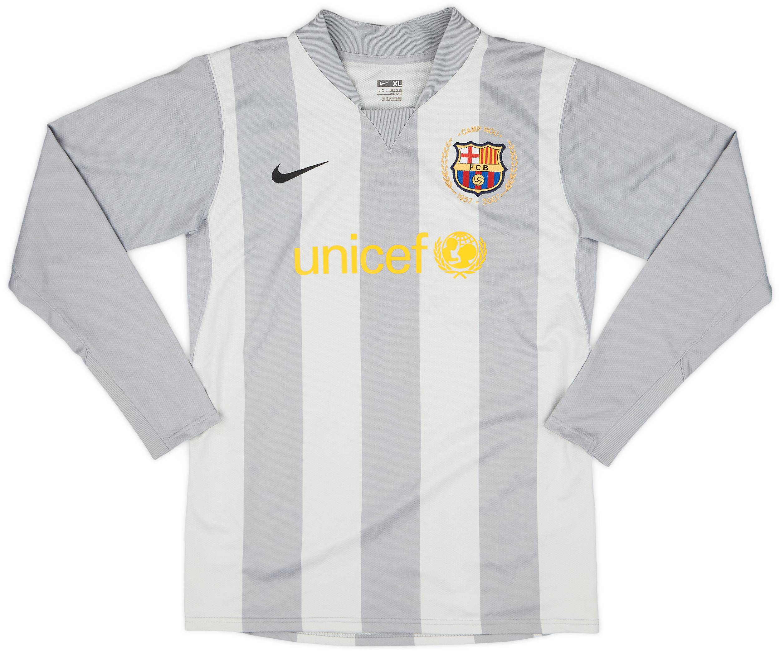 2007-08 Barcelona Authentic GK Shirt - 9/10 - (XL.Boys)