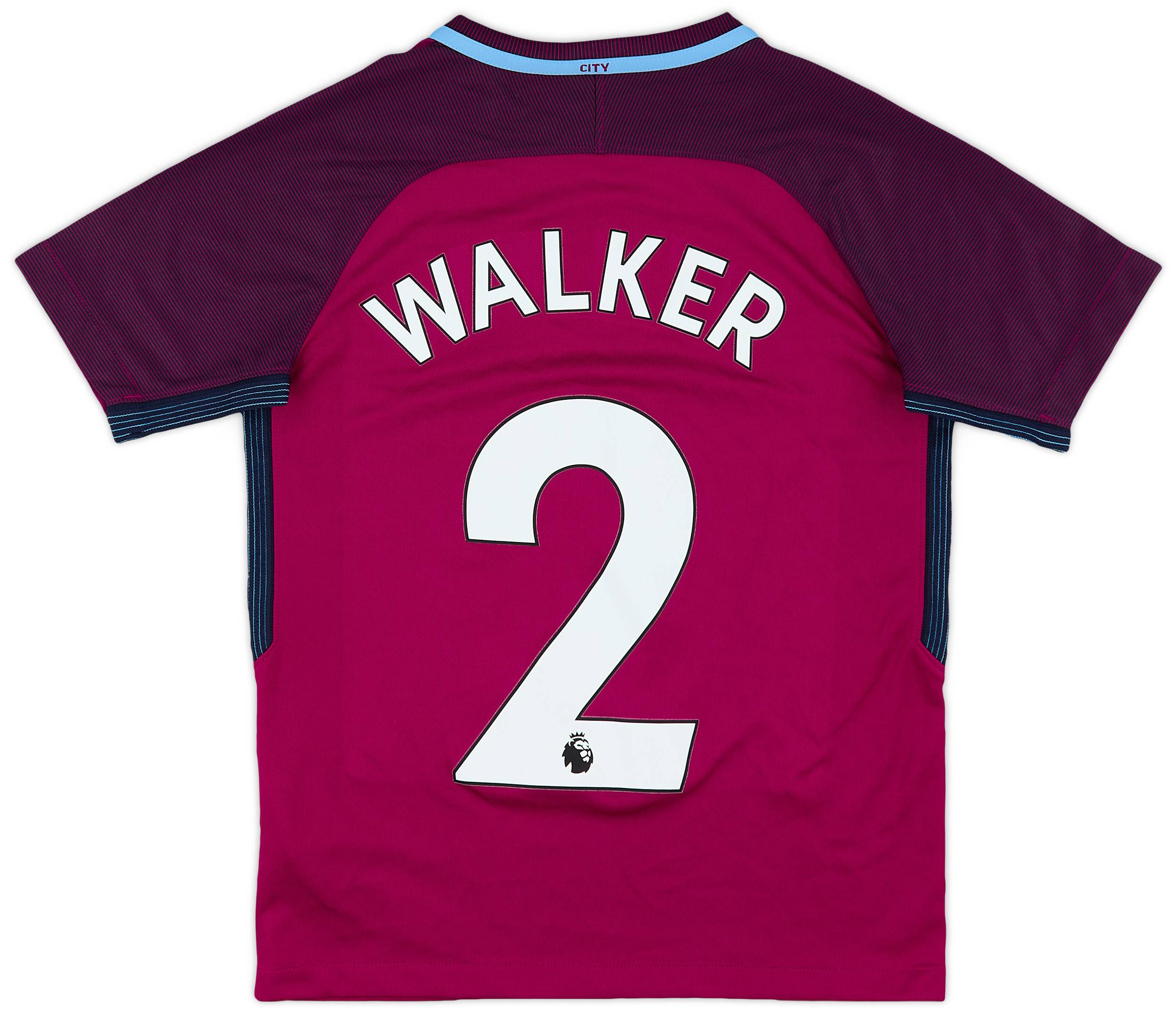 2017-18 Manchester City Away Shirt Walker #2 - 9/10 - (M.Boys)