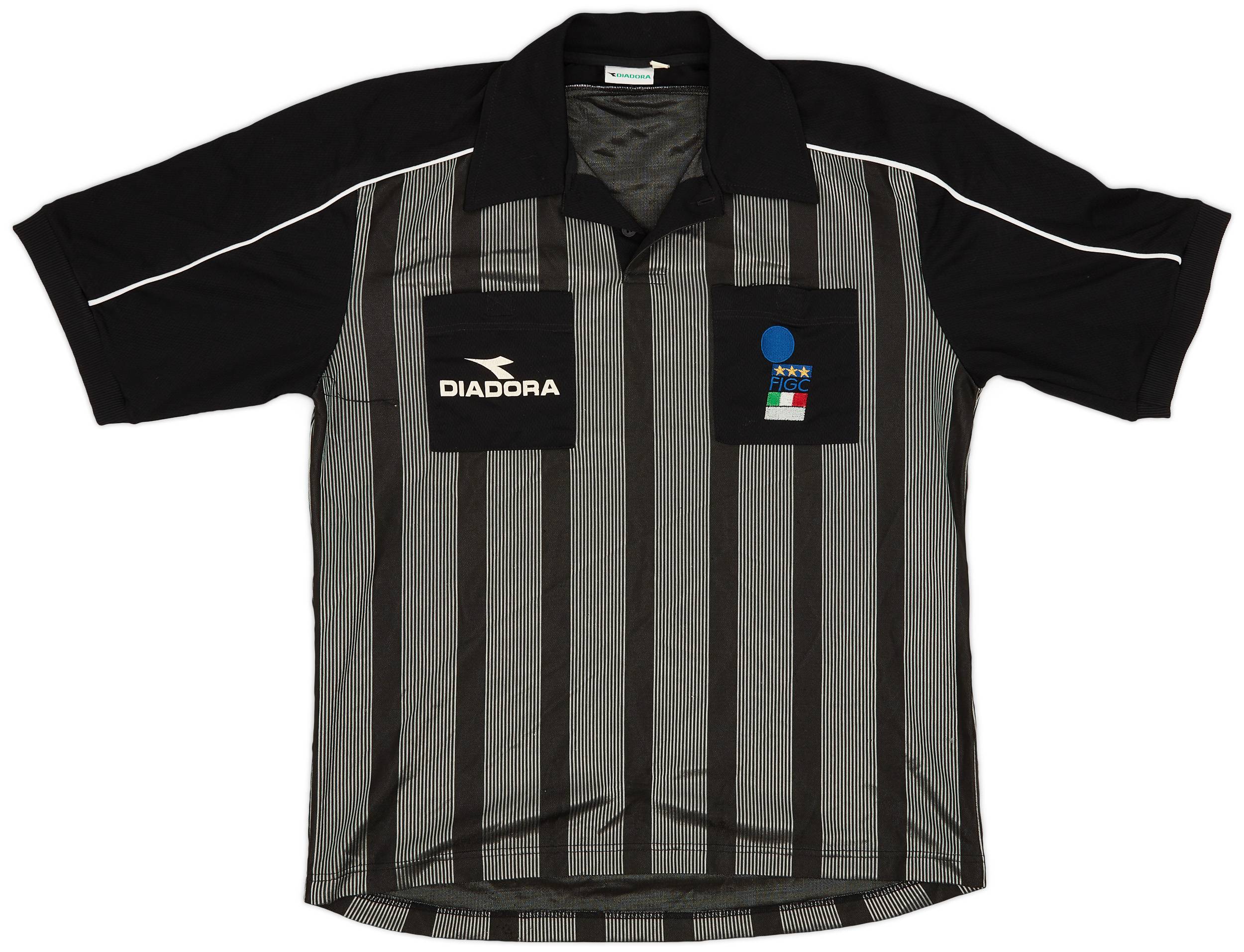 1990s Italy FIGC Diadora Referee Shirt - 8/10 - (L)