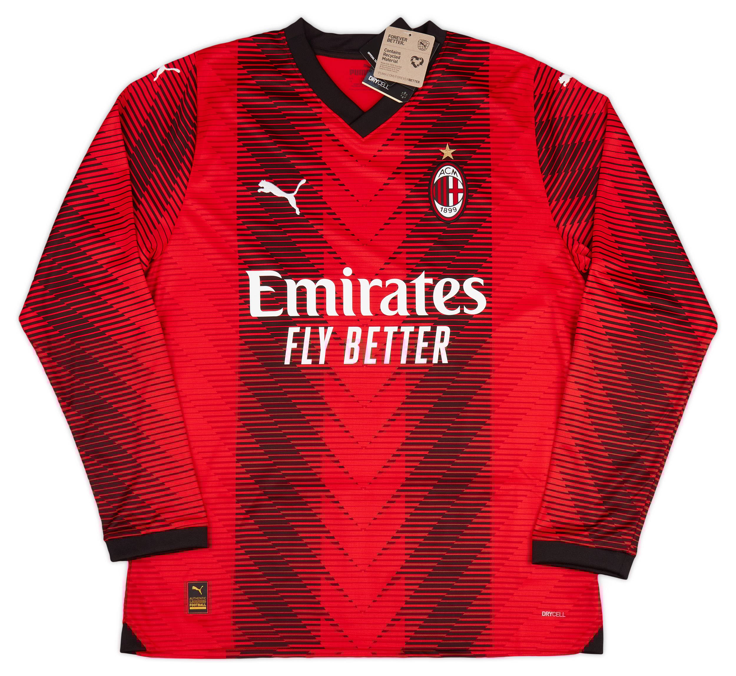 2023-24 AC Milan Home L/S Shirt