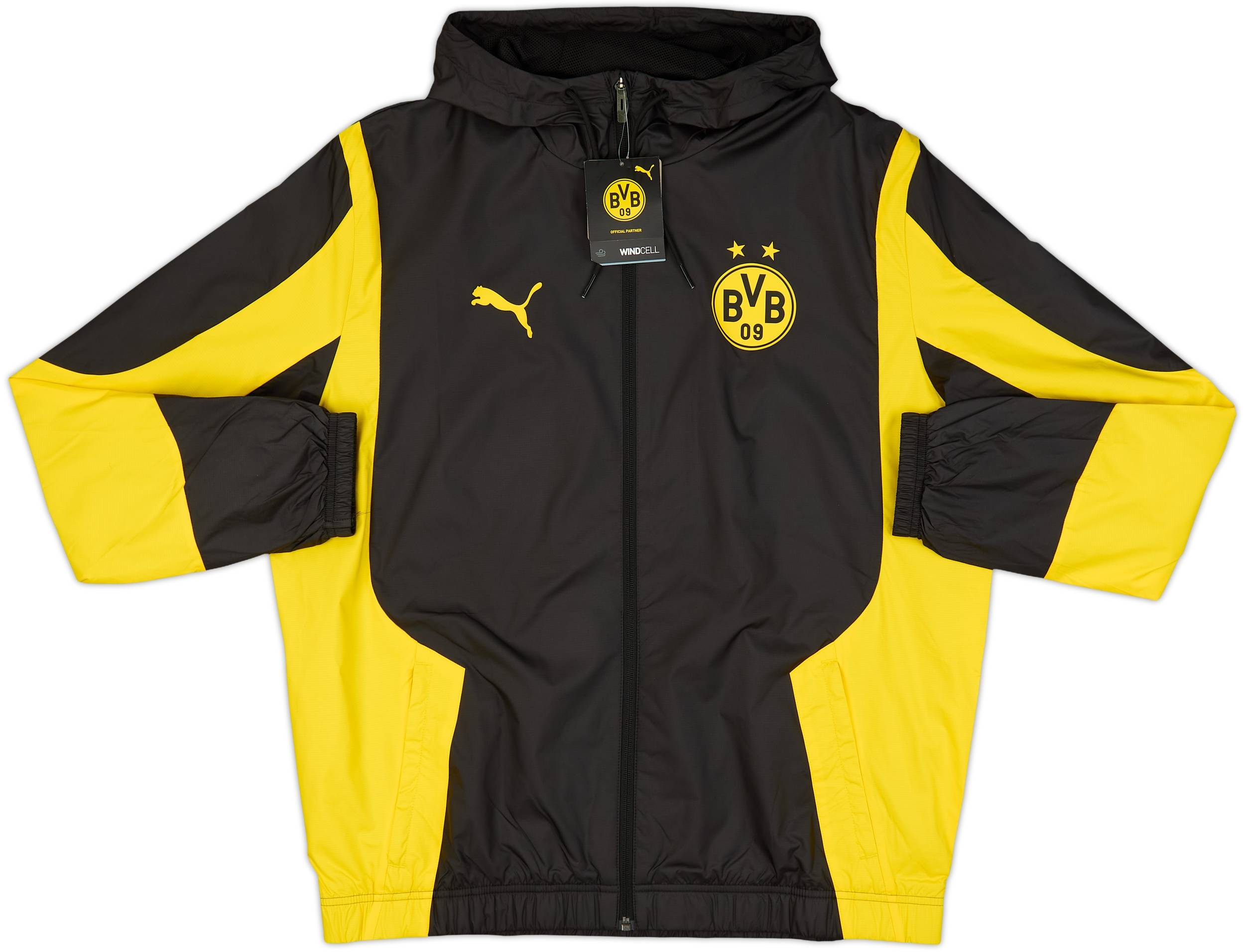2023-24 Borussia Dortmund Puma Woven Anthem Jacket (L)