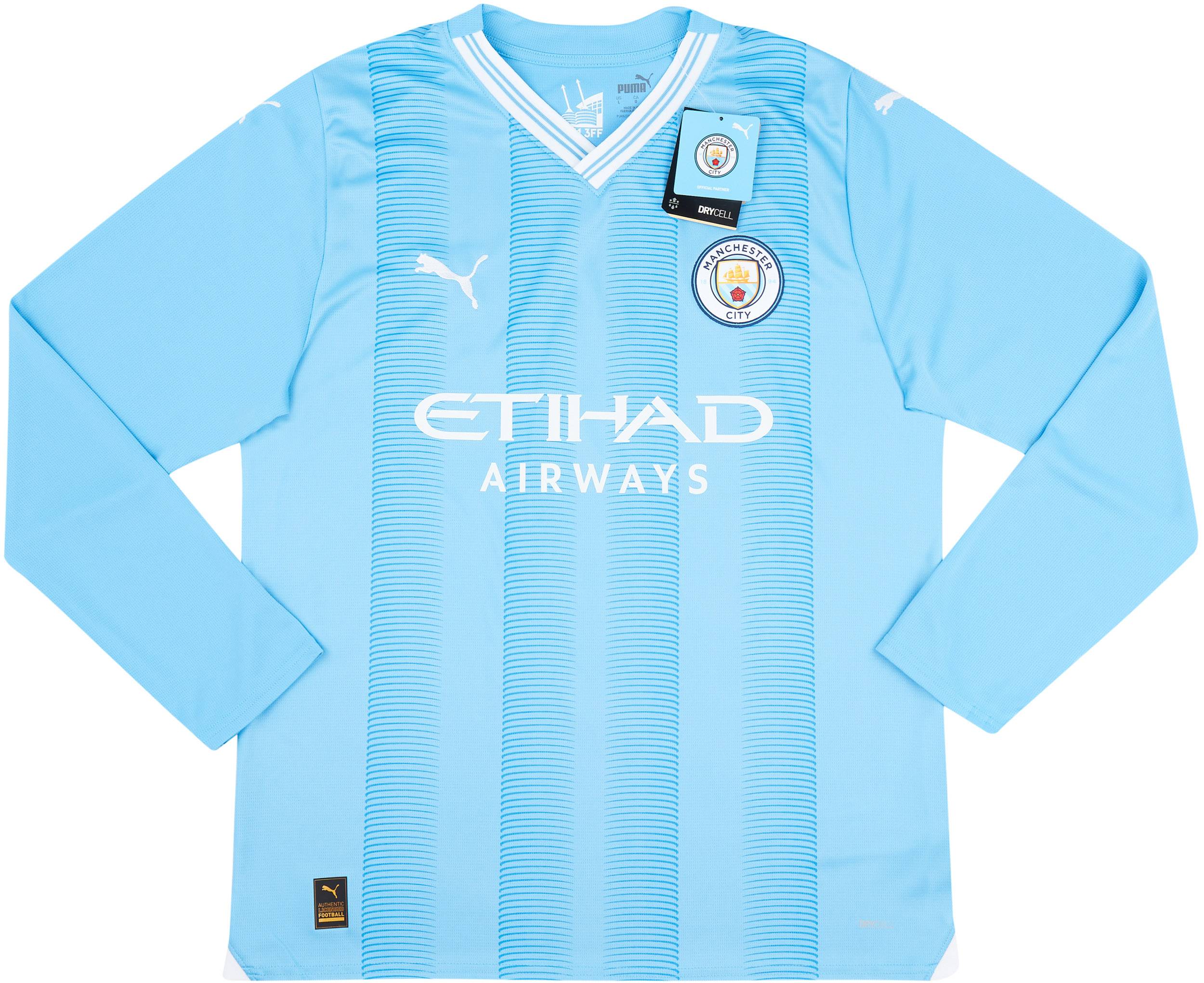 2023-24 Manchester City Home L/S Shirt