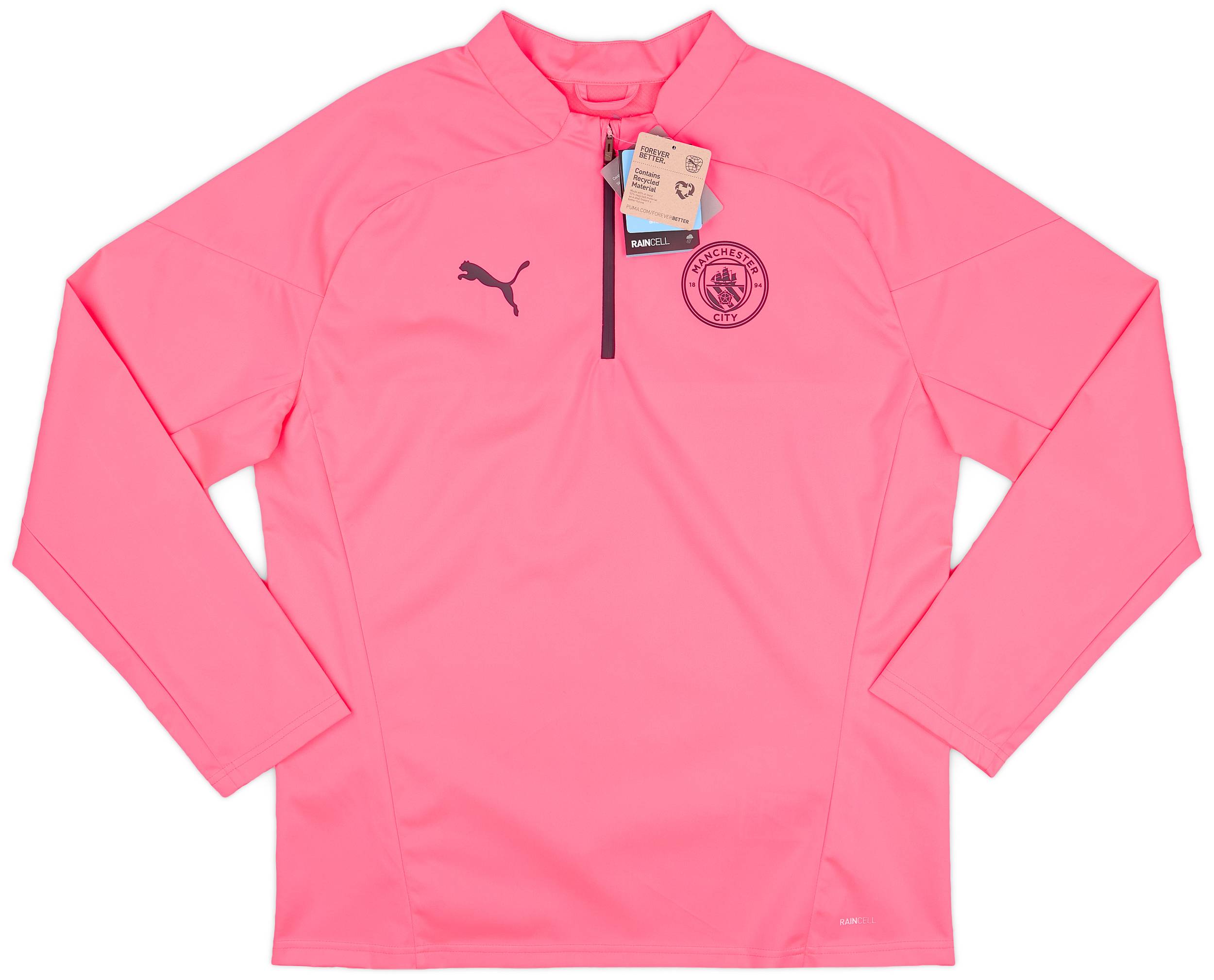 2023-24 Manchester City Puma 1/4 Zip Rain Top