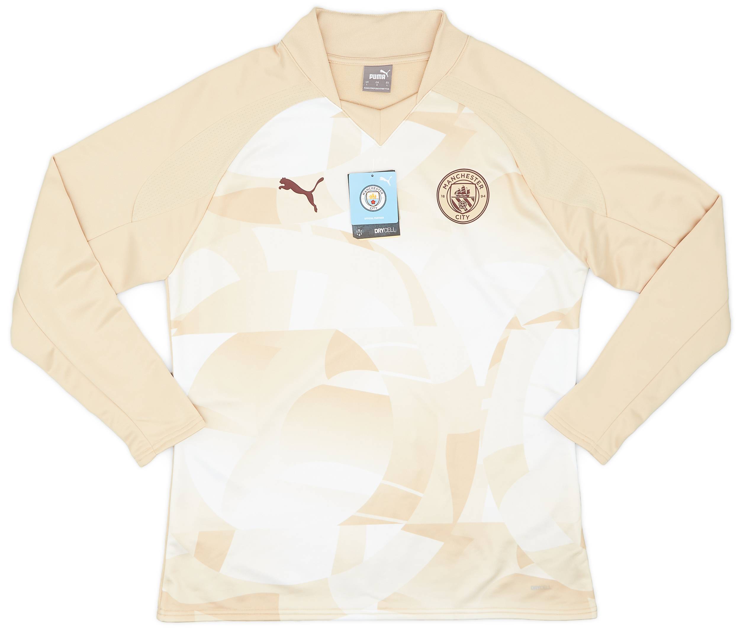 2023-24 Manchester City Puma Pre-Match Sweat Top