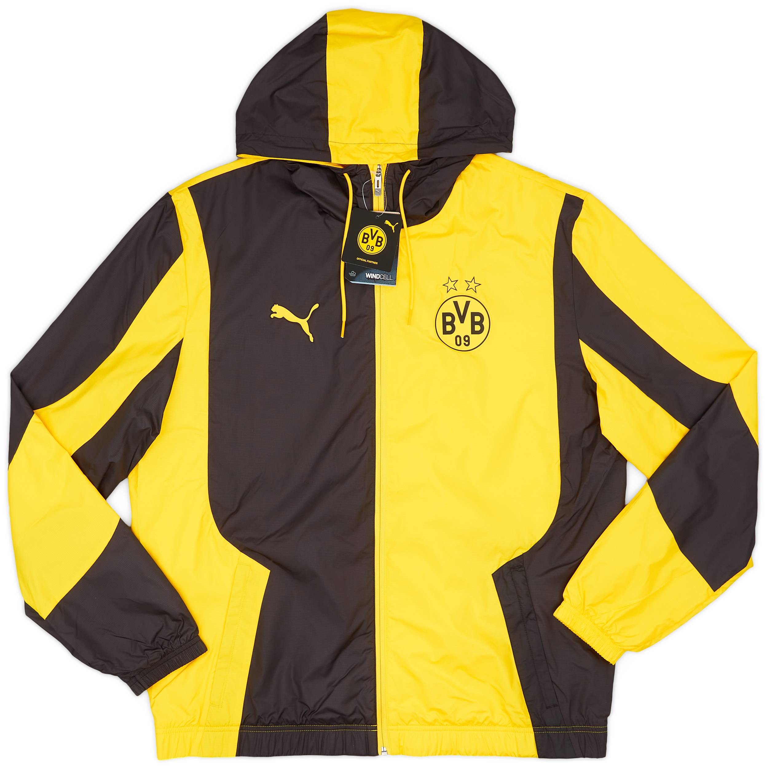 2023 24 Borussia Dortmund Puma Pre Match Woven Jacket