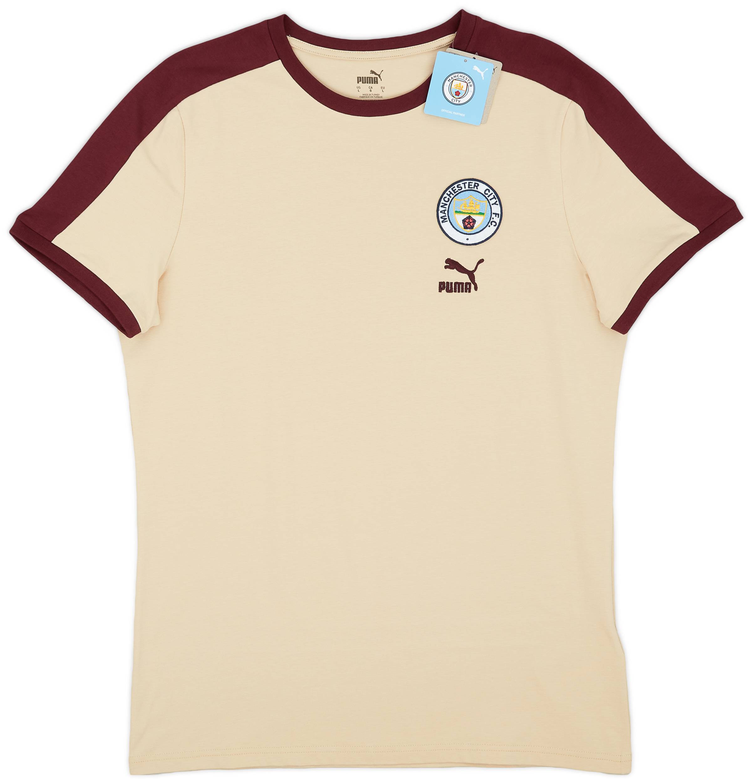 2023 24 Manchester City Puma ftblHeritage T7 Tee