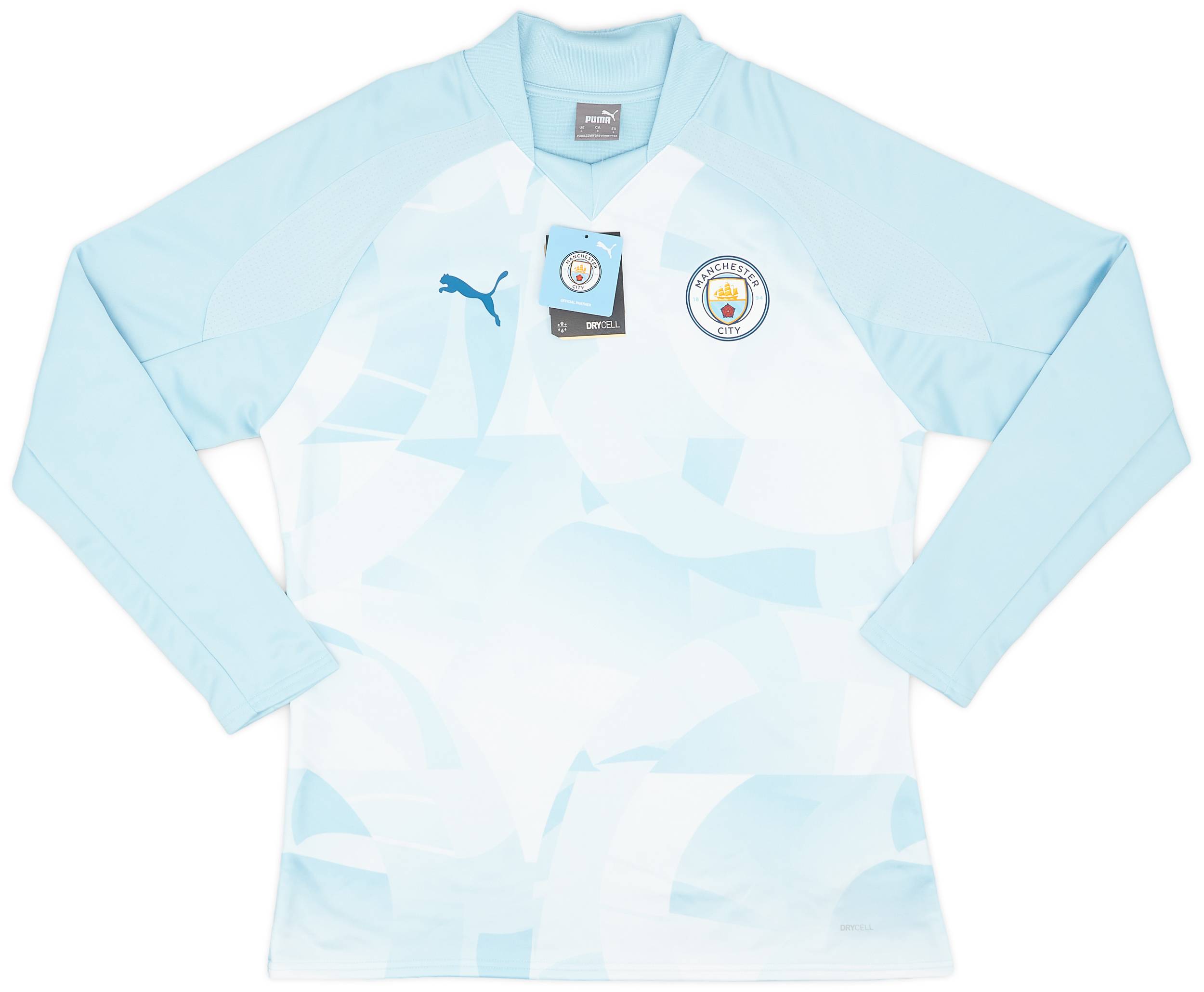 2023-24 Manchester City Puma Pre-Match Sweat Top