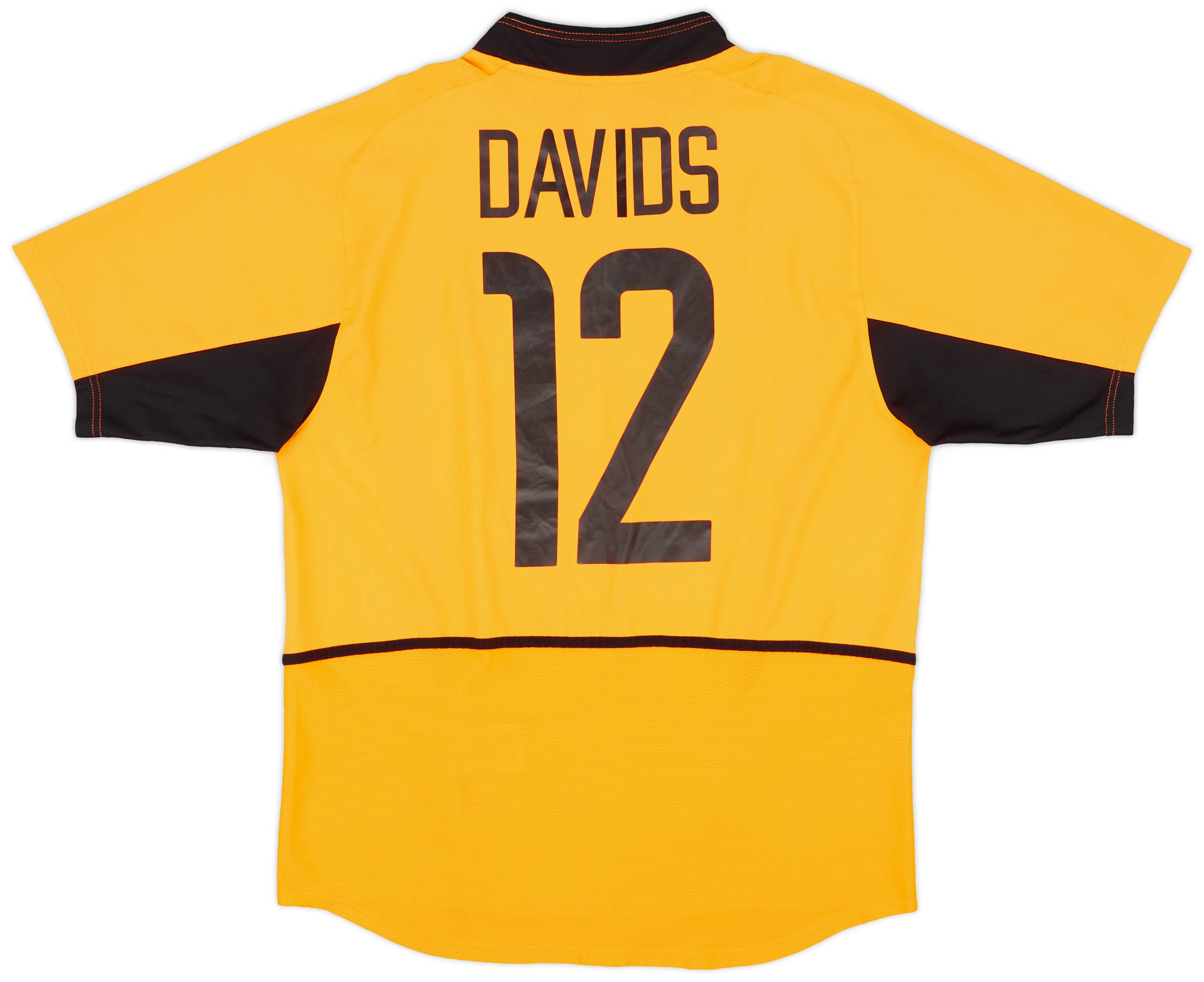 2002-04 Netherlands Home Shirt Davids #12 - 8/10 - (L)