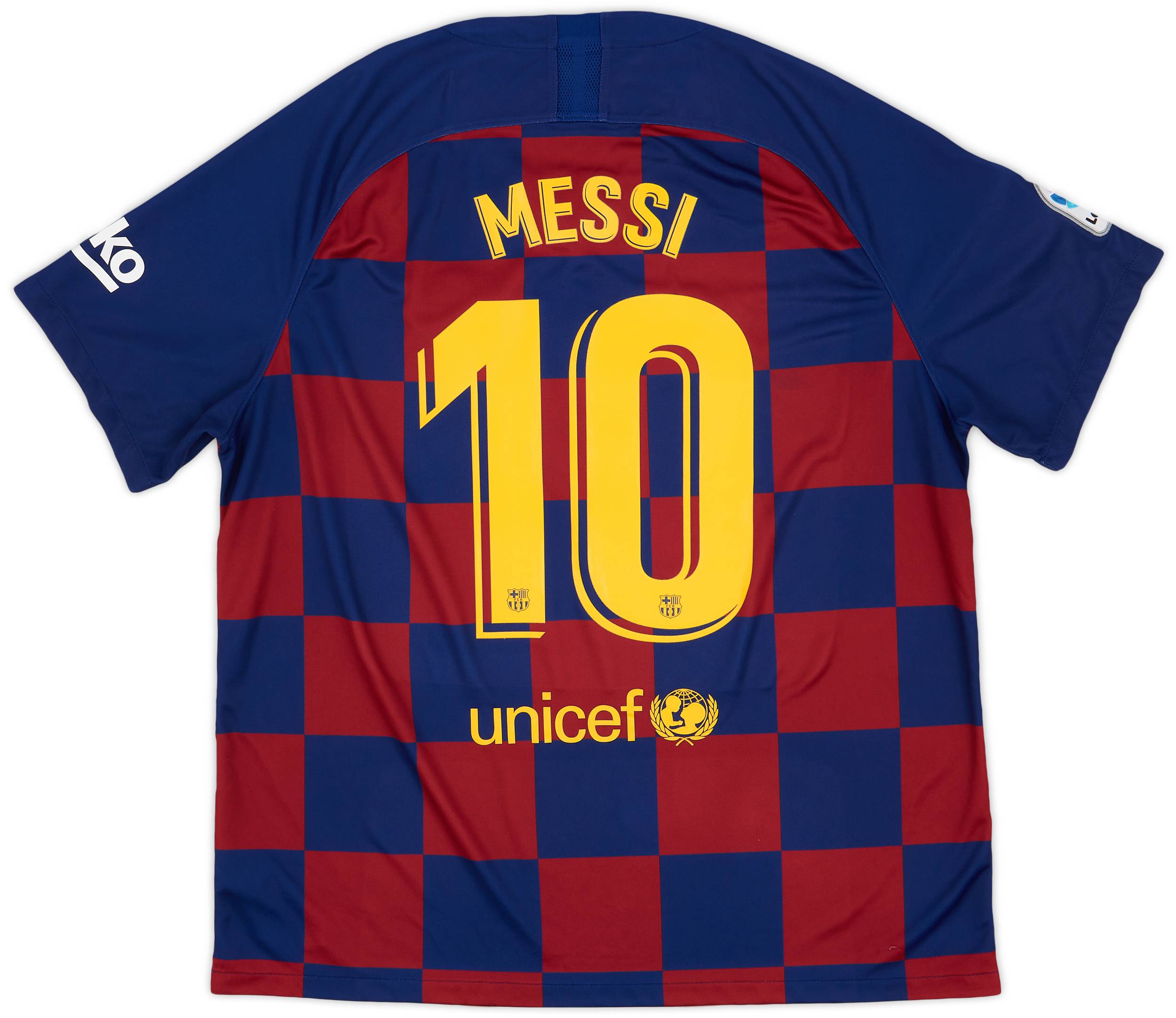 2019-20 Barcelona Home Shirt Messi #10 - 7/10 - (XXL)