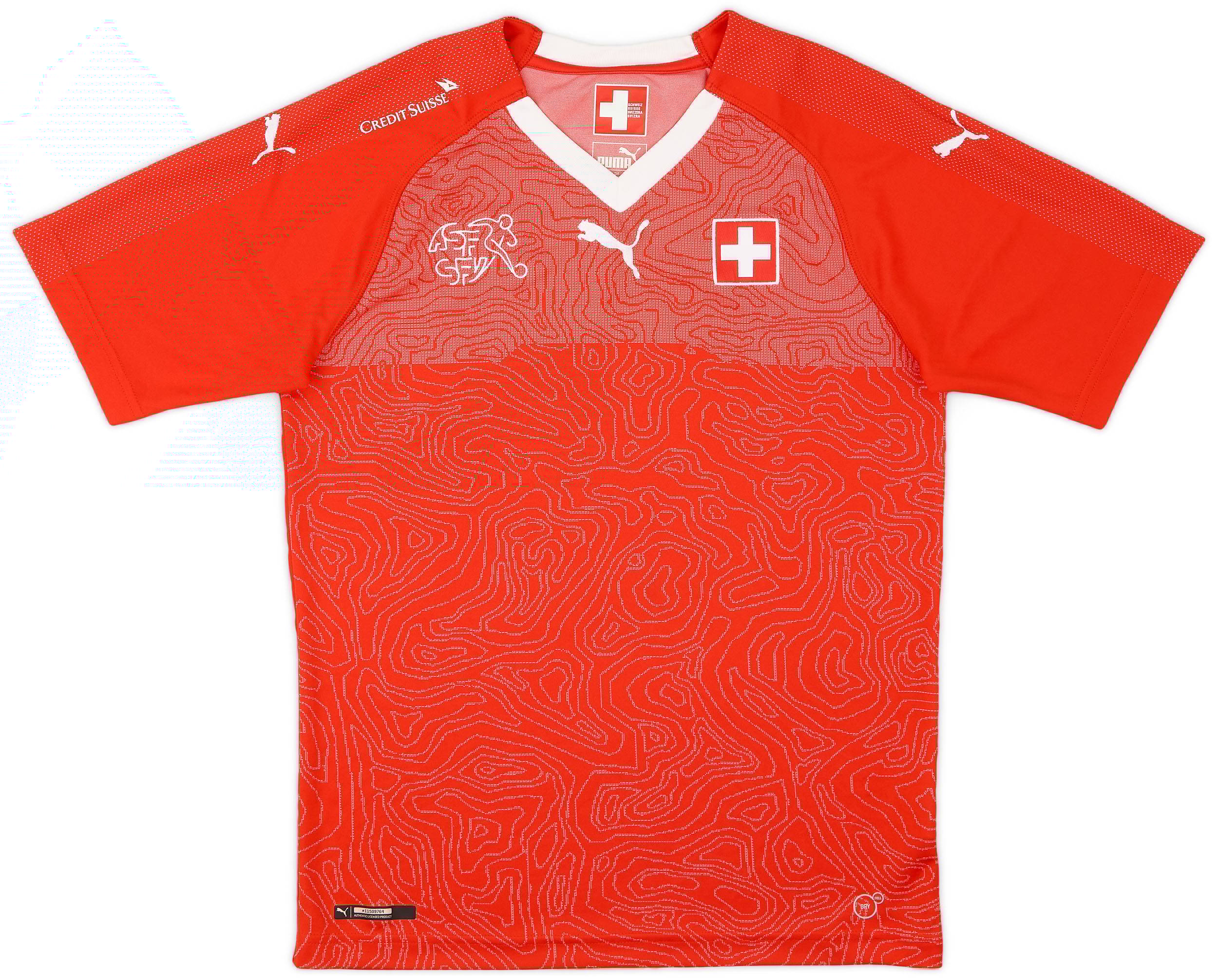 2018-20 Switzerland Home Shirt - 9/10 - (S)