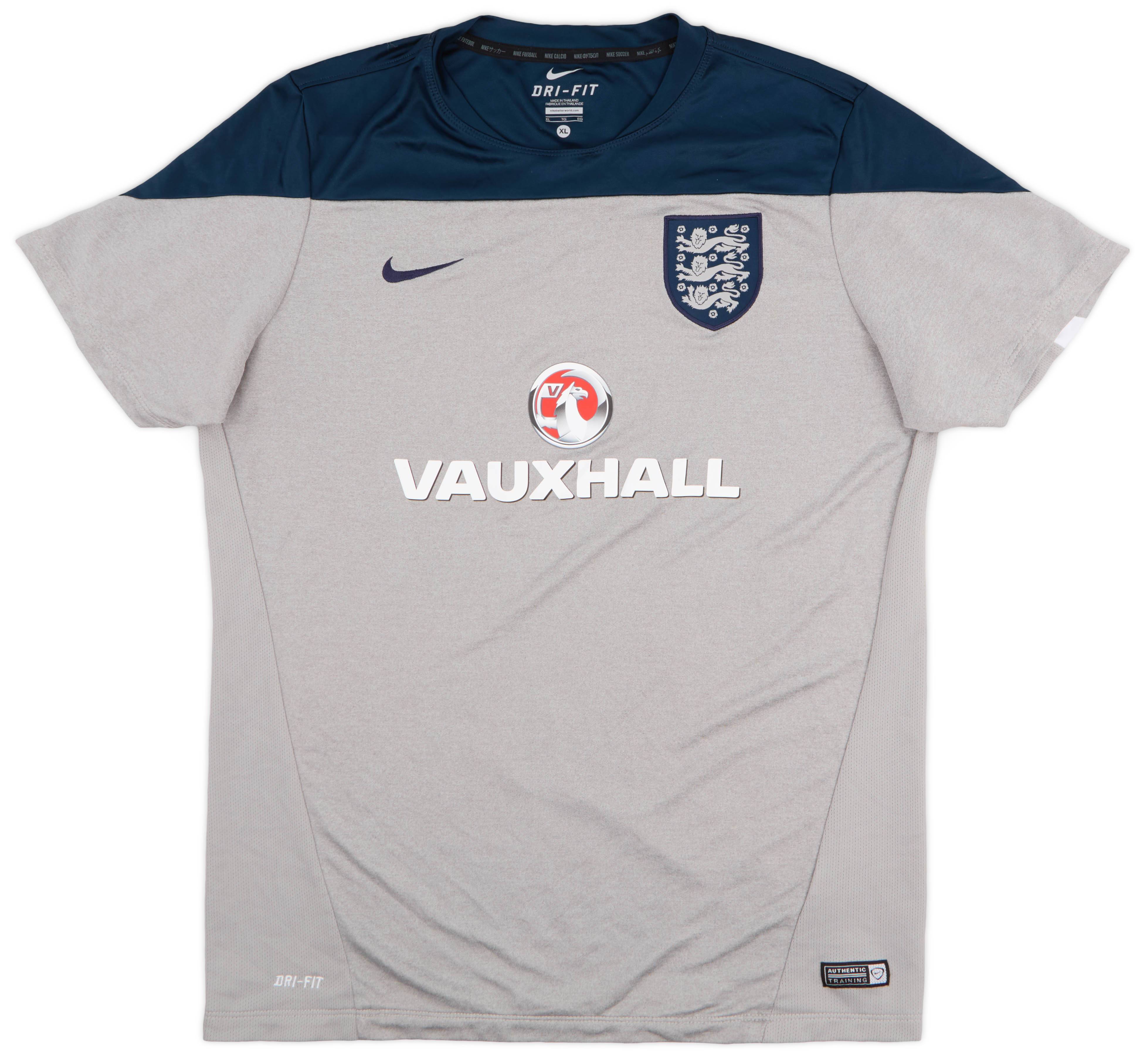 2014-15 England Nike Training Shirt - 8/10 - (XL)