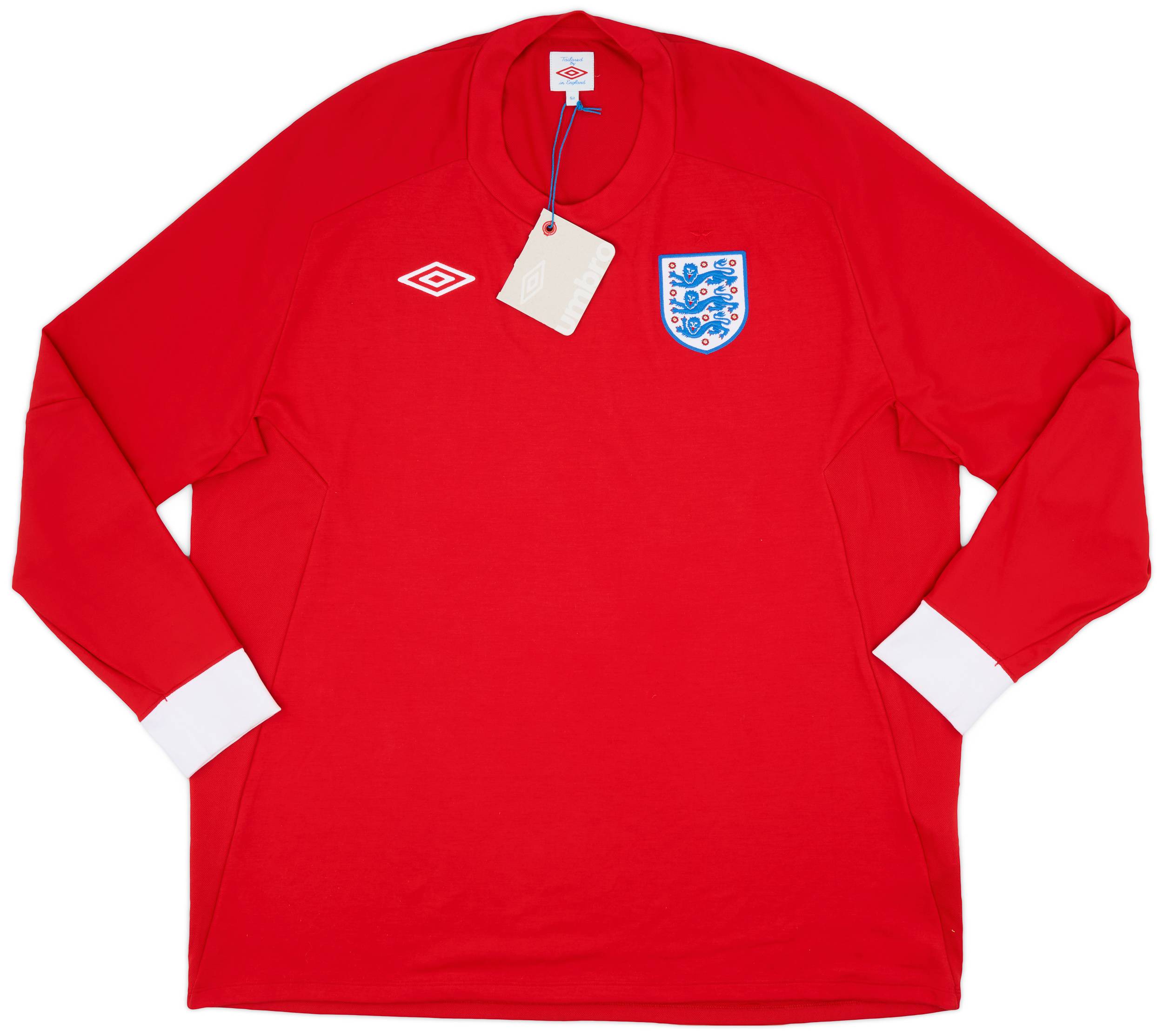 2010-11 England Away L/S Shirt (3XL)