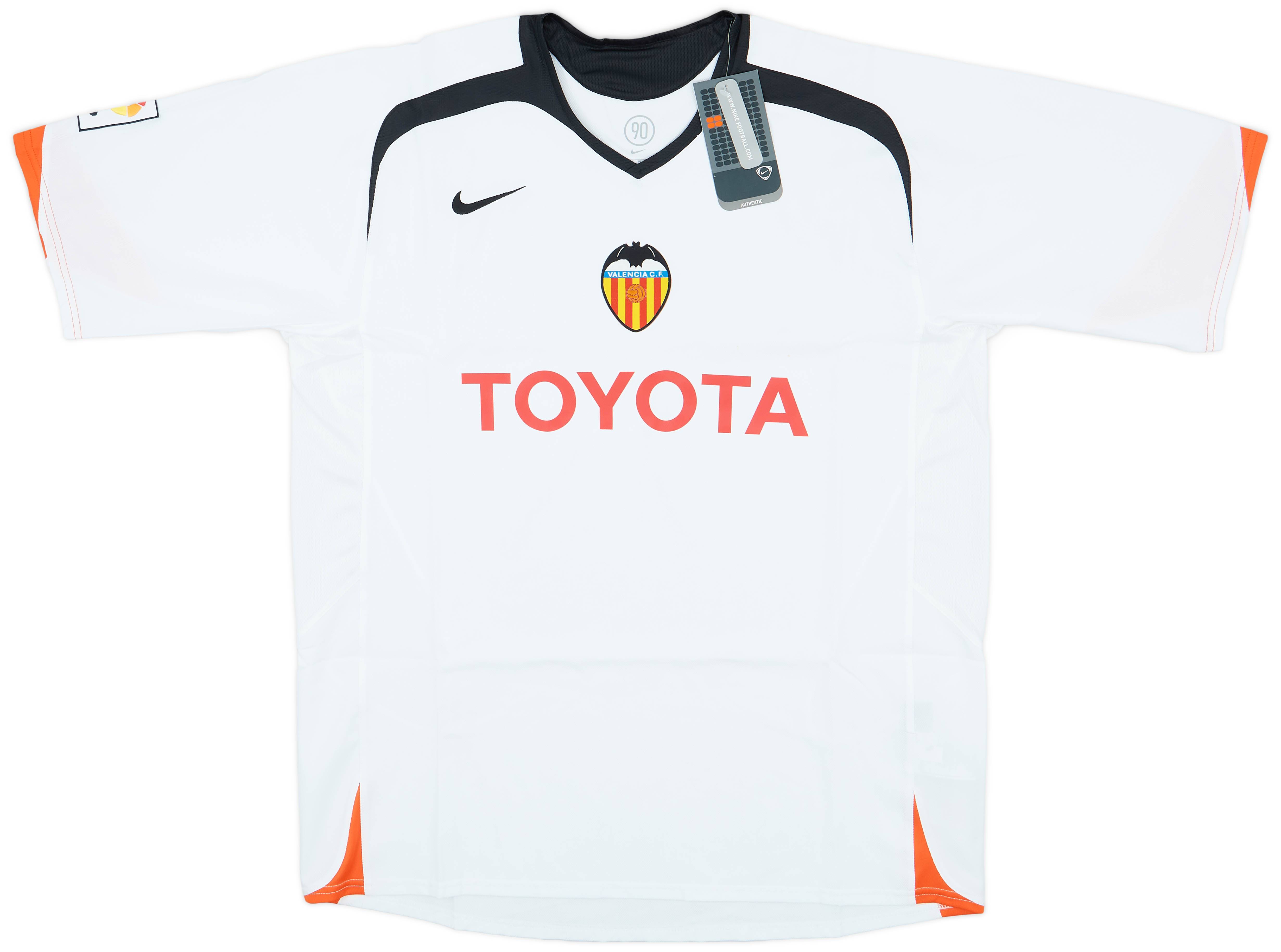 2005-06 Valencia Home Shirt (XL)