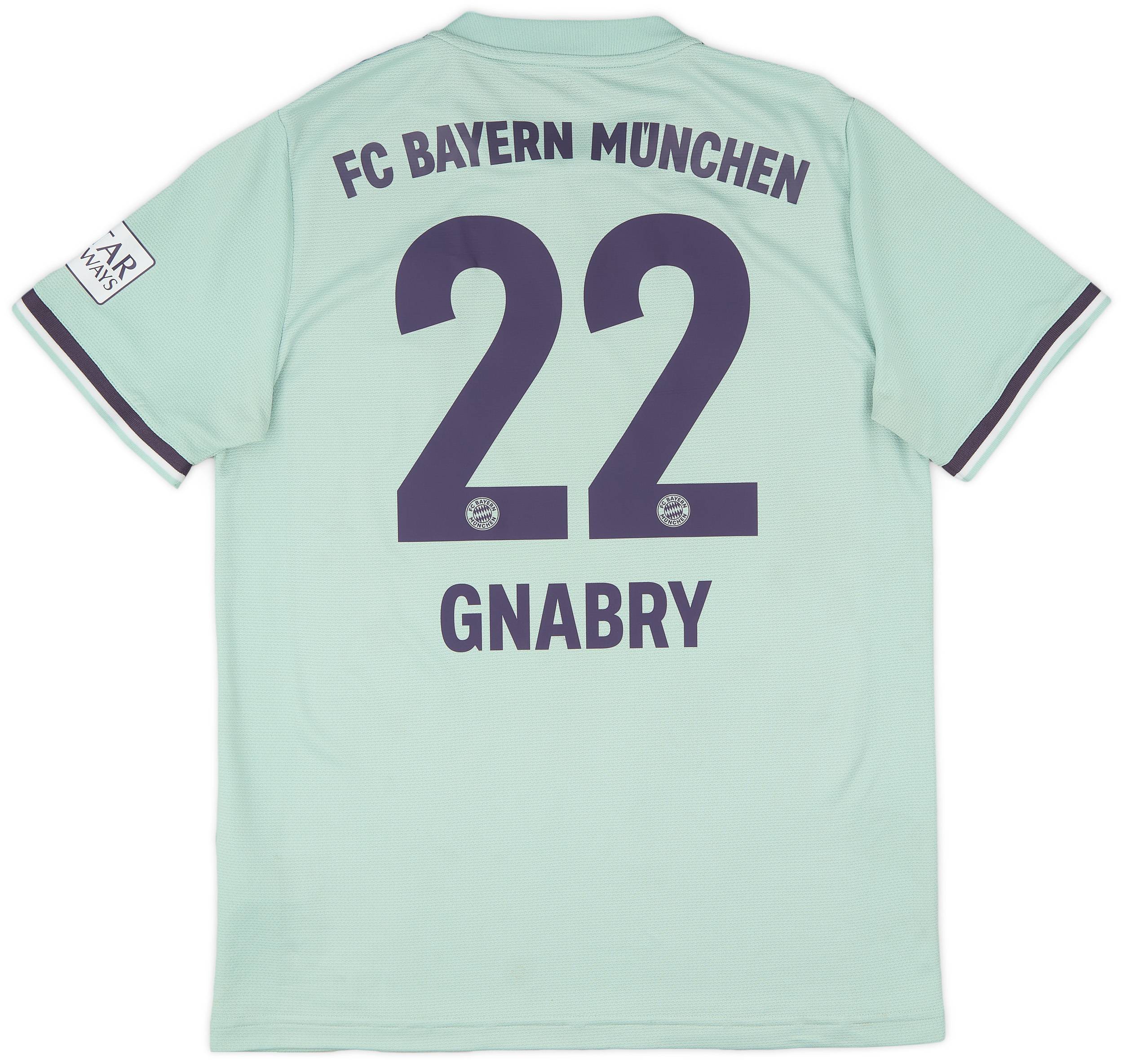 2018-19 Bayern Munich Away Shirt Gnabry #22 - 7/10 - (M)