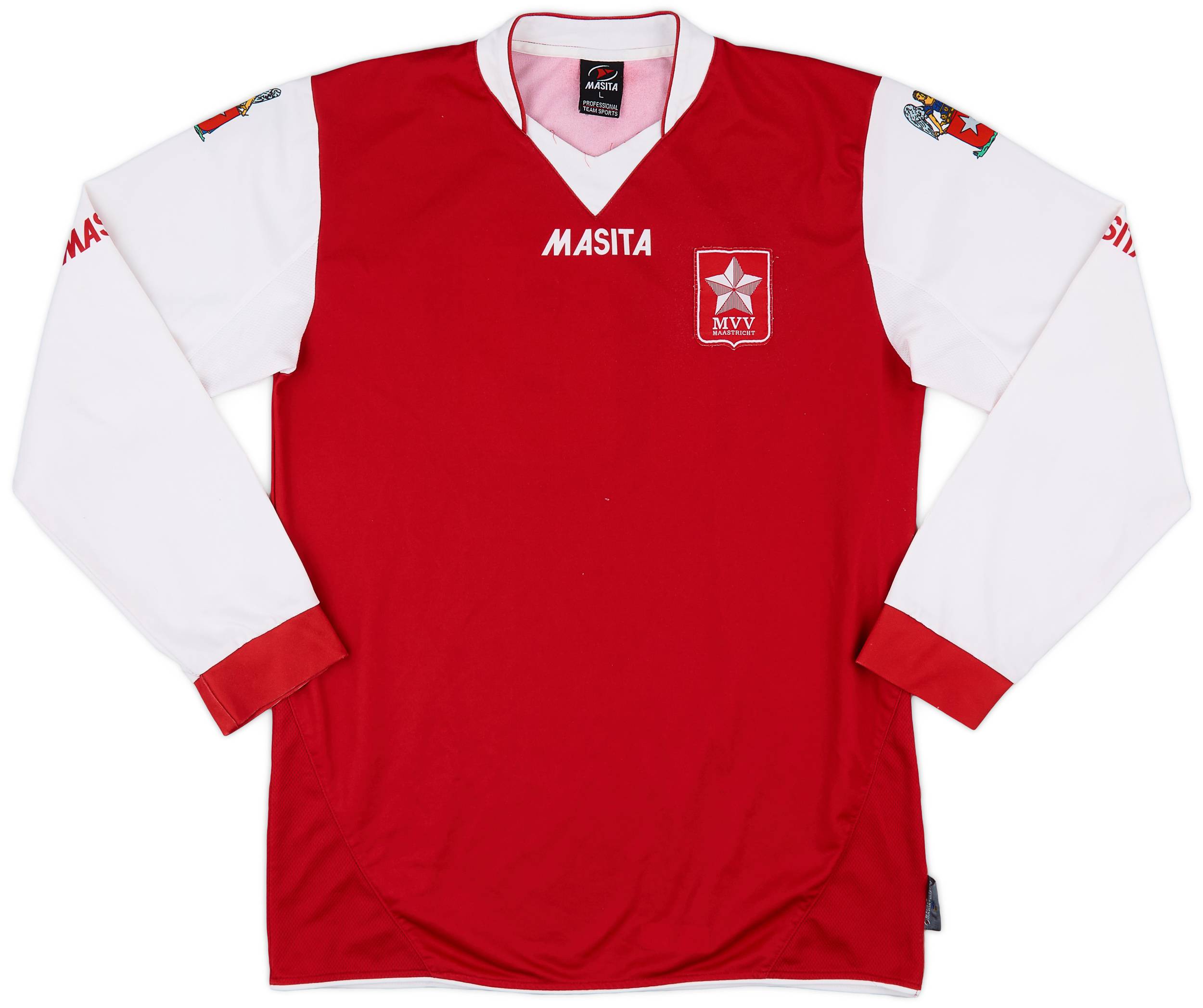 2011-12 MVV Maastricht Home L/S Shirt #18 - 7/10 - (L)