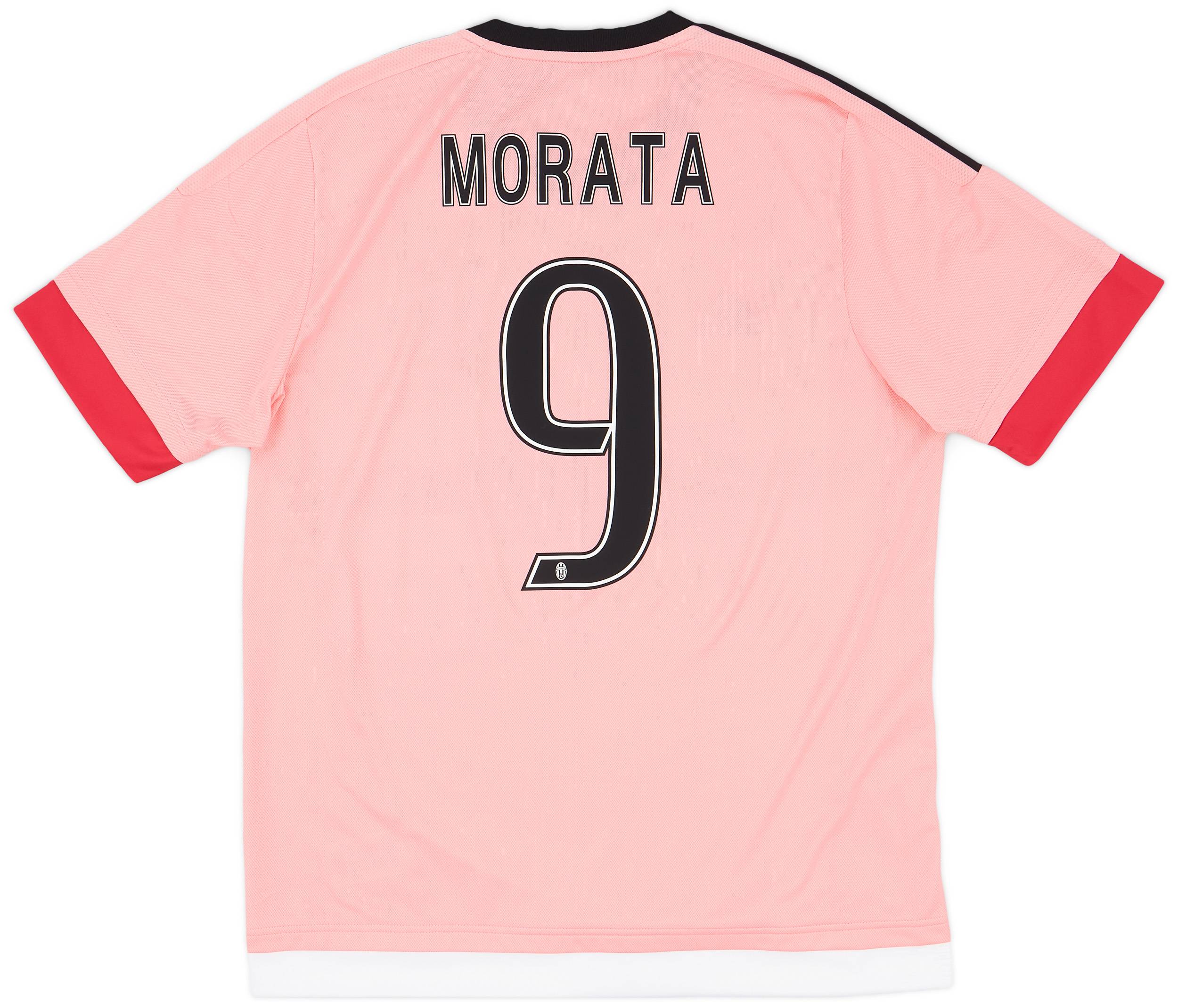 2015-16 Juventus Away Shirt Morata #9 (L)