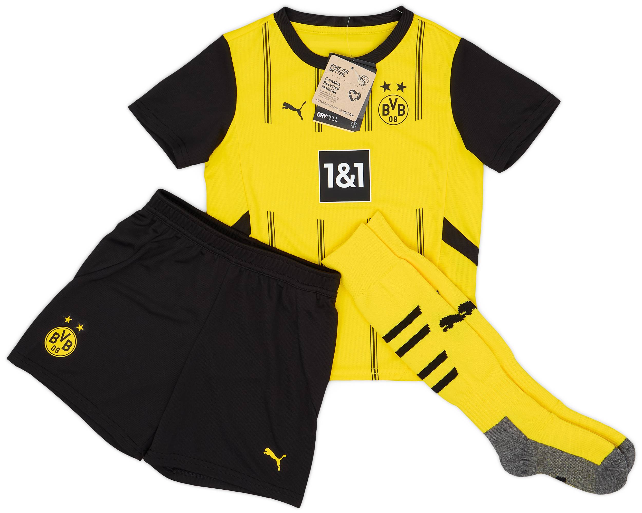 2024-25 Borussia Dortmund Home Full Kit (Little Kids)