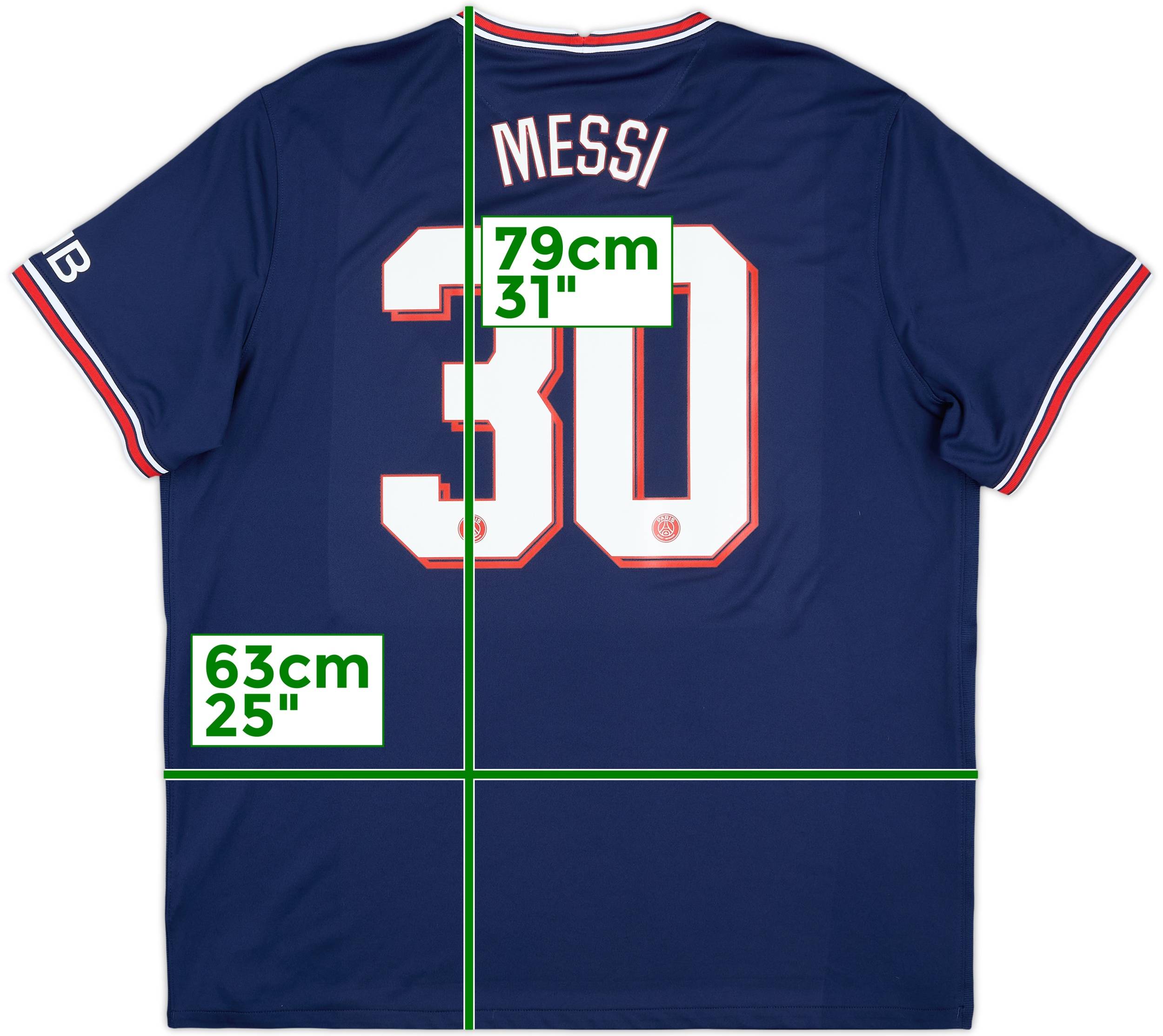 メッシ 30番 パリ・サンジェルマン シャツ XL メッシ 30番 パリ