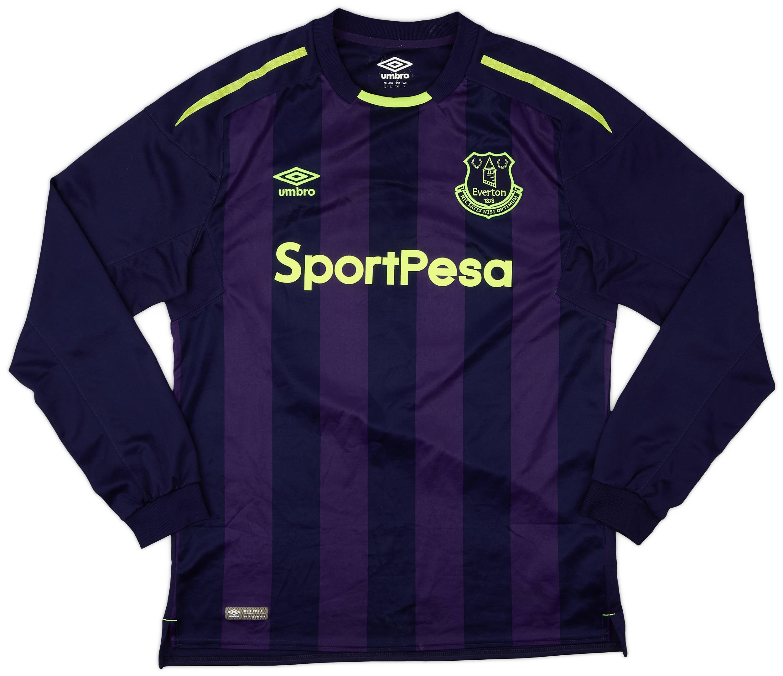 2017-18 Everton Third L/S Shirt - 9/10 - (L)