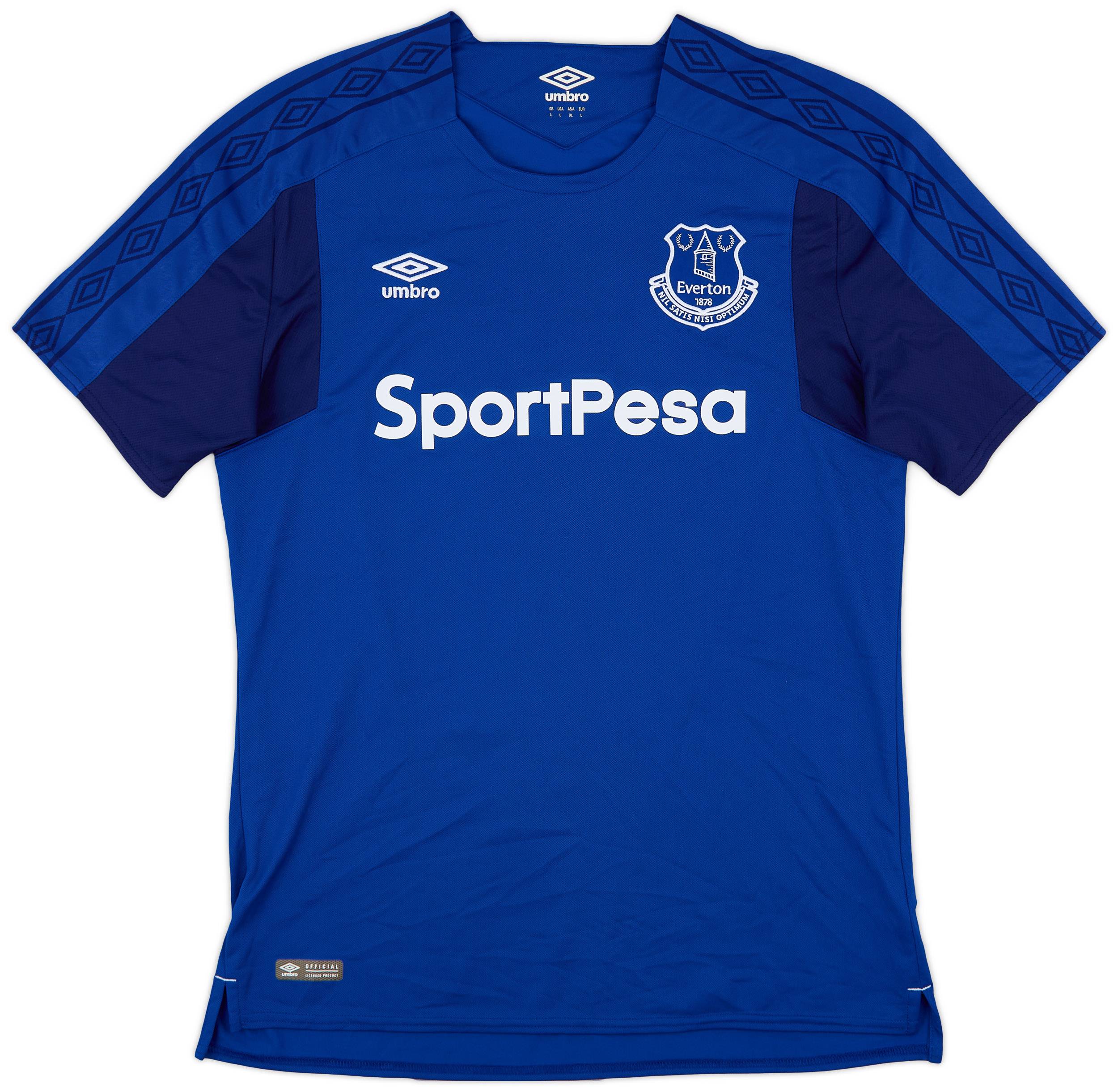 2017-18 Everton Home Shirt - 9/10 - (L)