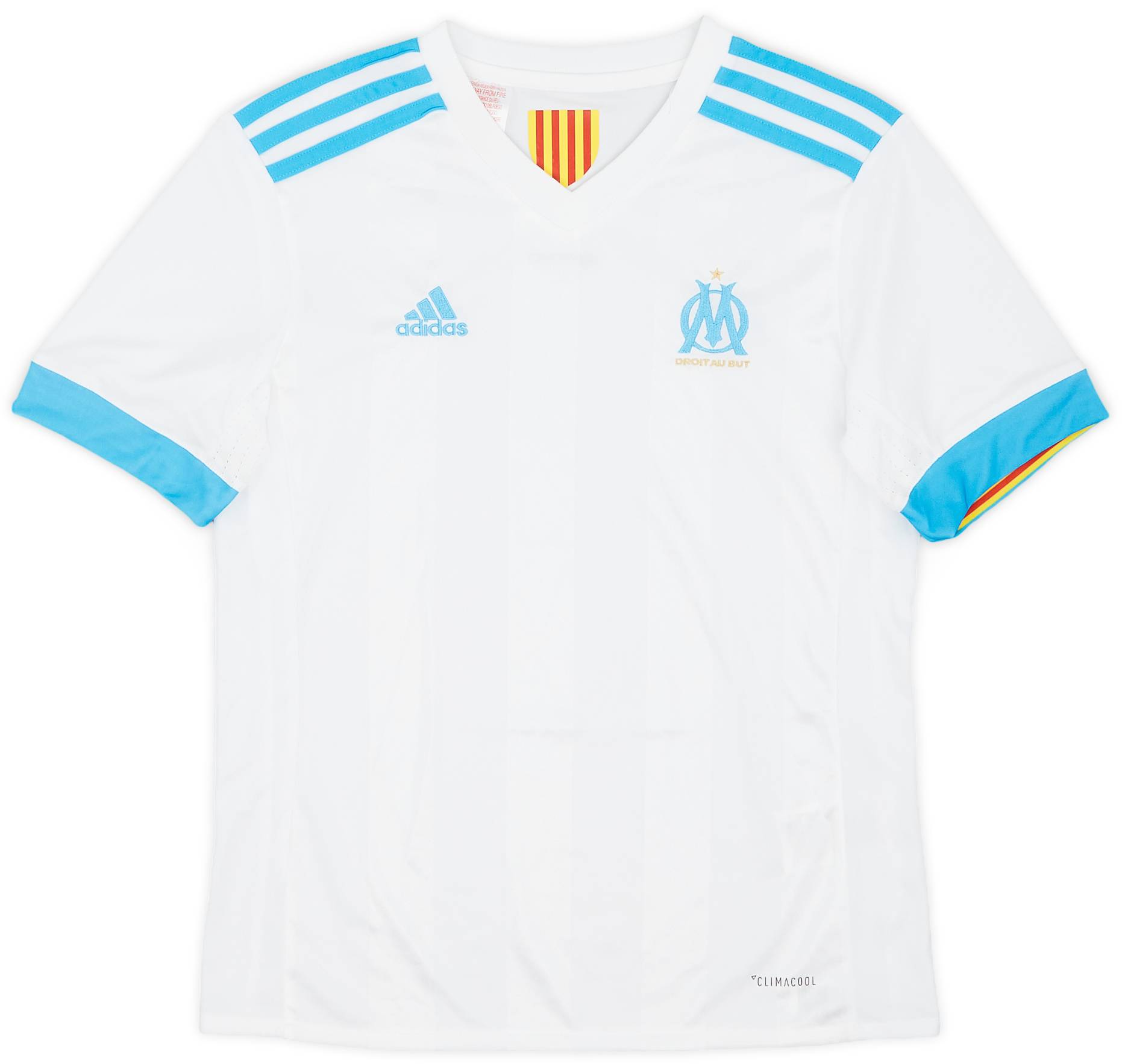 2017-18 Olympique Marseille Home Shirt - 7/10 - (M.Boys)