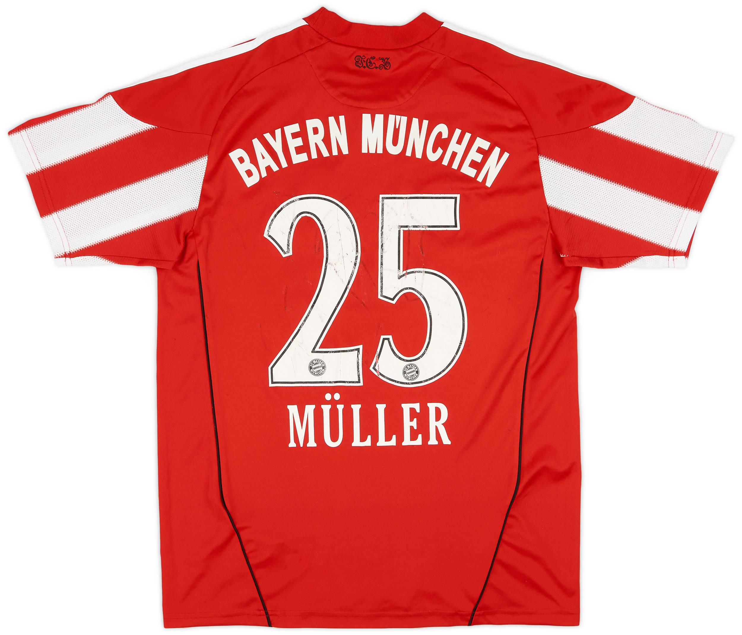 2010-11 Bayern Munich Home Shirt Muller #25 - 4/10 - (XL.Boys)