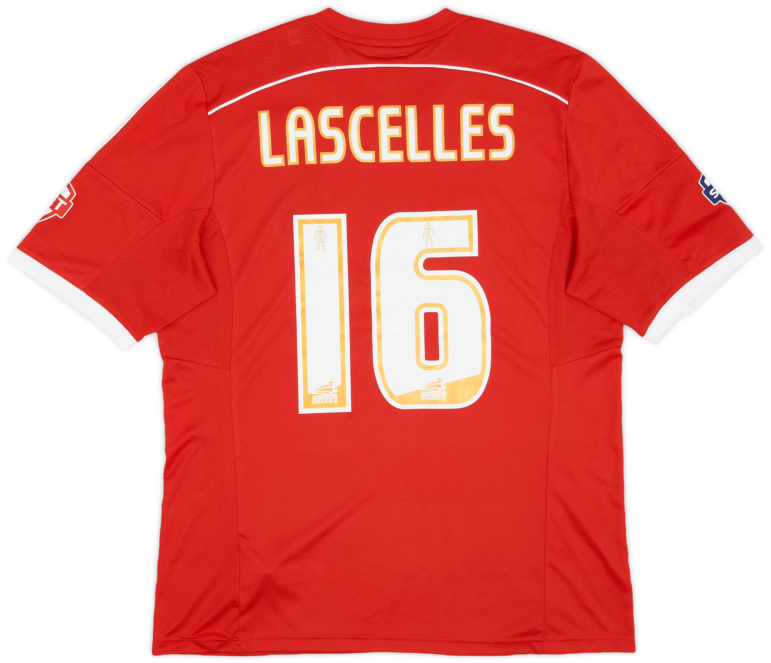 2014-15 Nottingham Forest Match Issue Home Shirt Lascelles #16