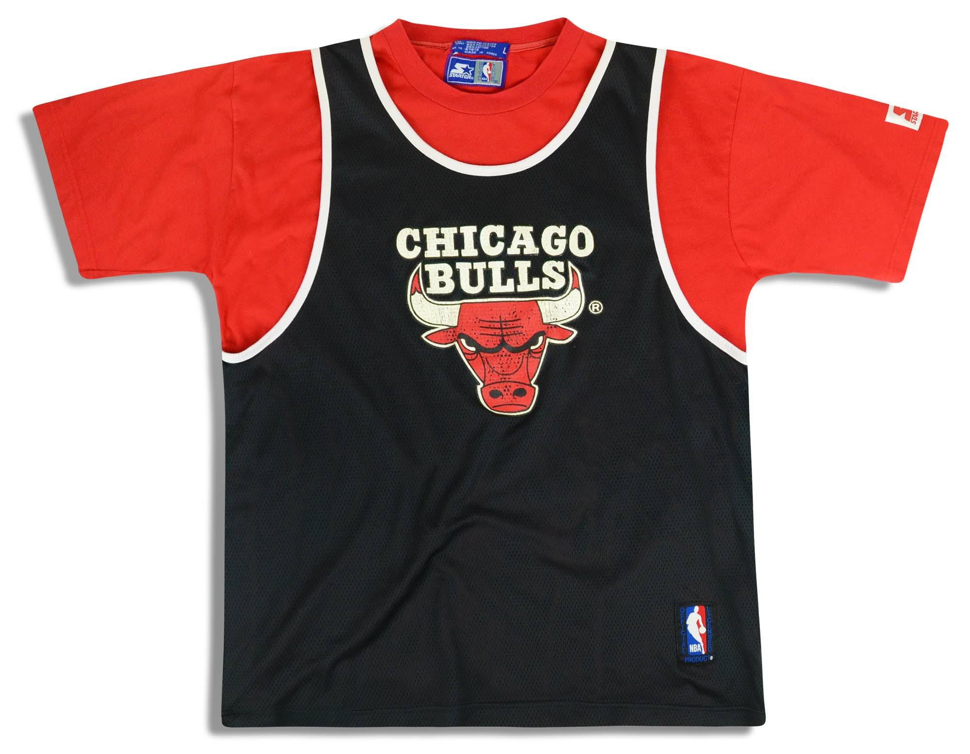 1990s Chicago Bulls Starter Jersey Shirt L