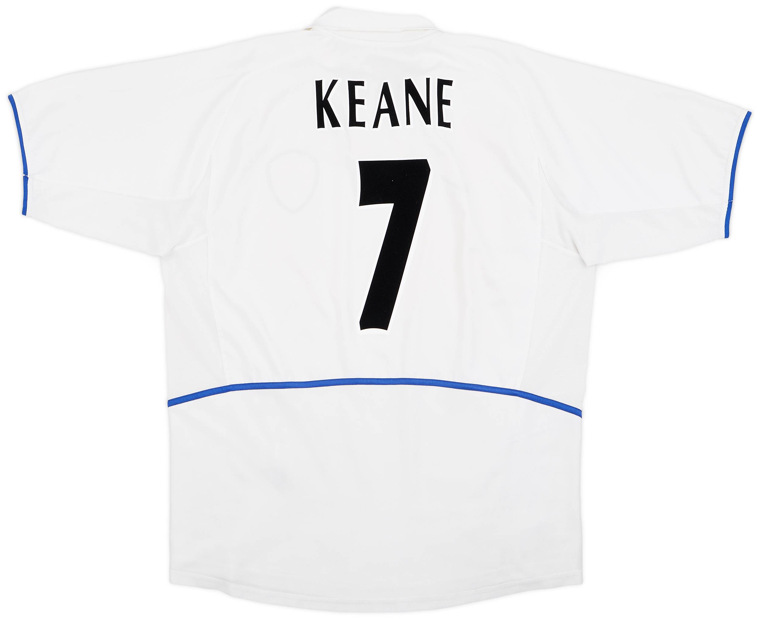 2002-03 Leeds United Home Shirt Keane #7 - 8/10 - (XL)